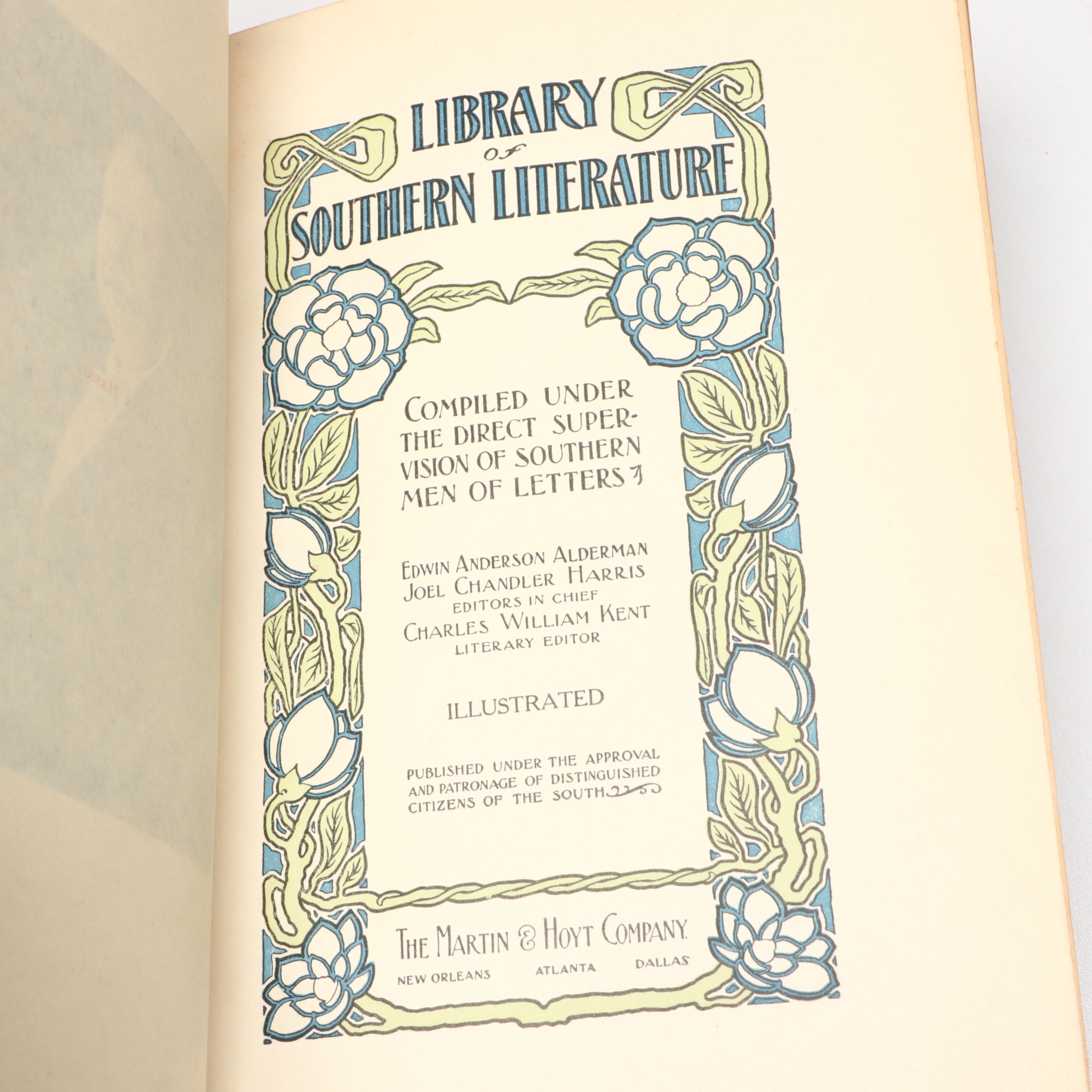 "Library of Southern Literature" Published by Martin & Hoyt Company, 1909