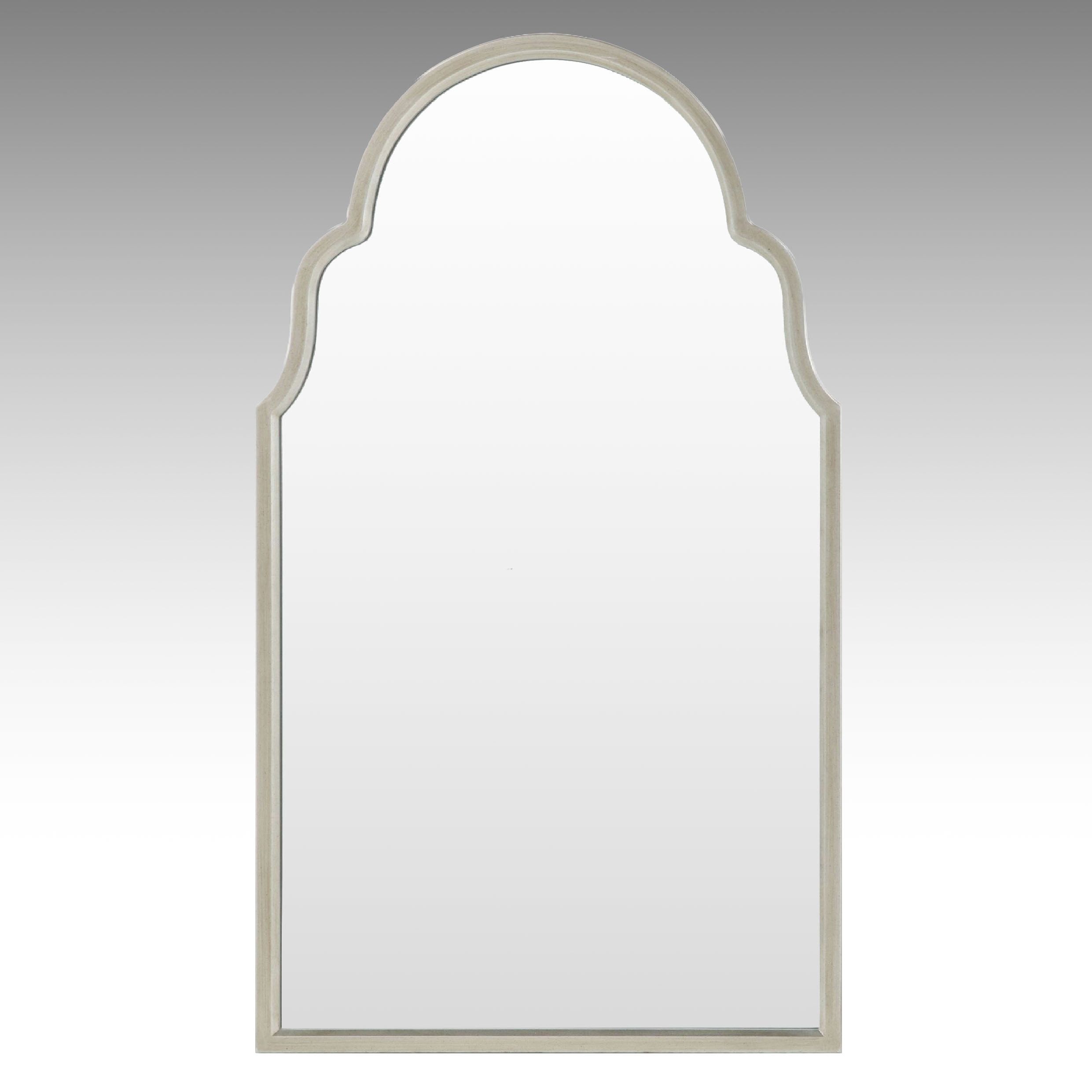 Allen + Roth Silver Tone Arched Wall Mirror
