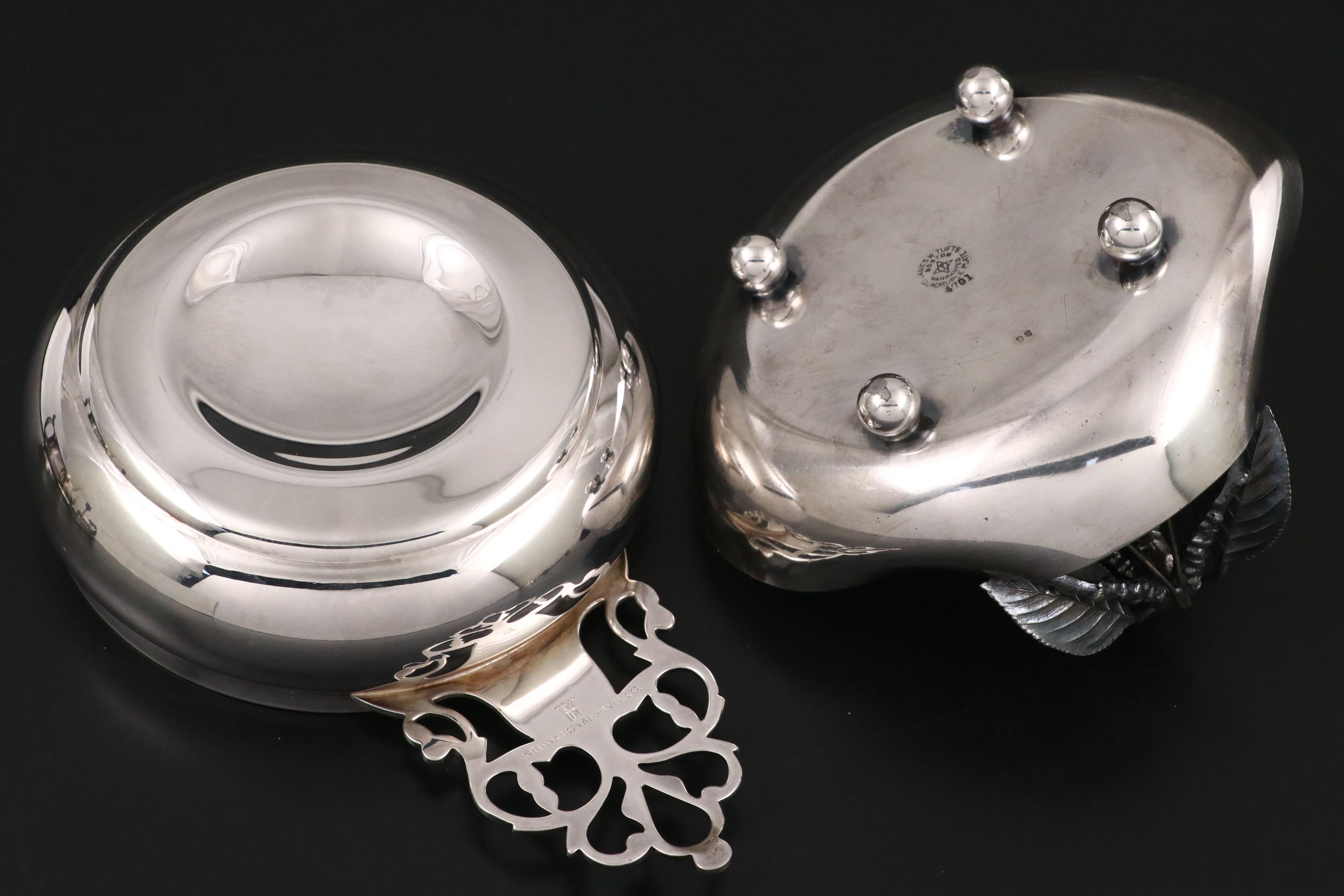 Webster Sterling Handle Bottle Opener with Chick Napkin Ring and Other Tableware