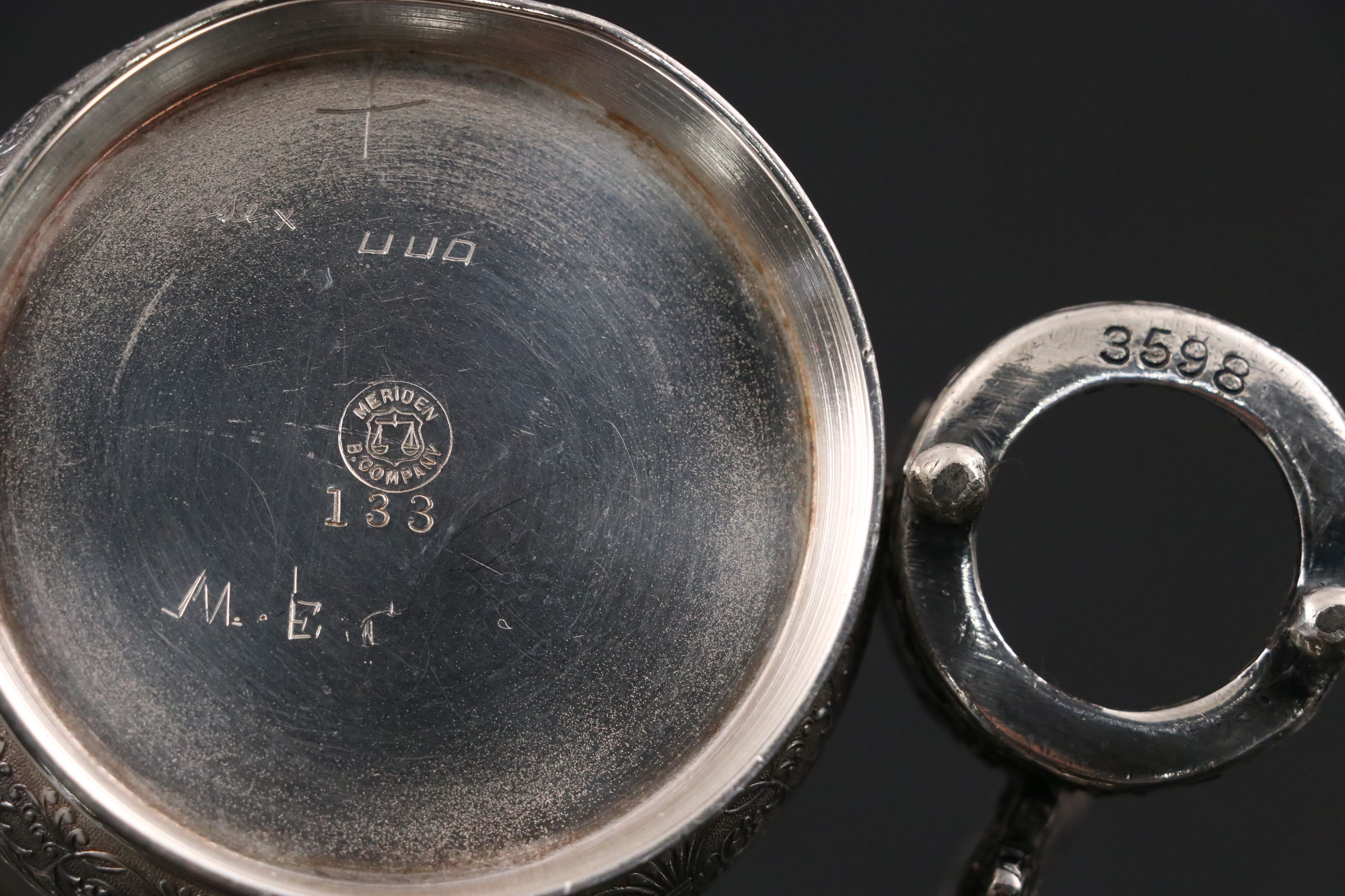 Webster Sterling Handle Bottle Opener with Chick Napkin Ring and Other Tableware