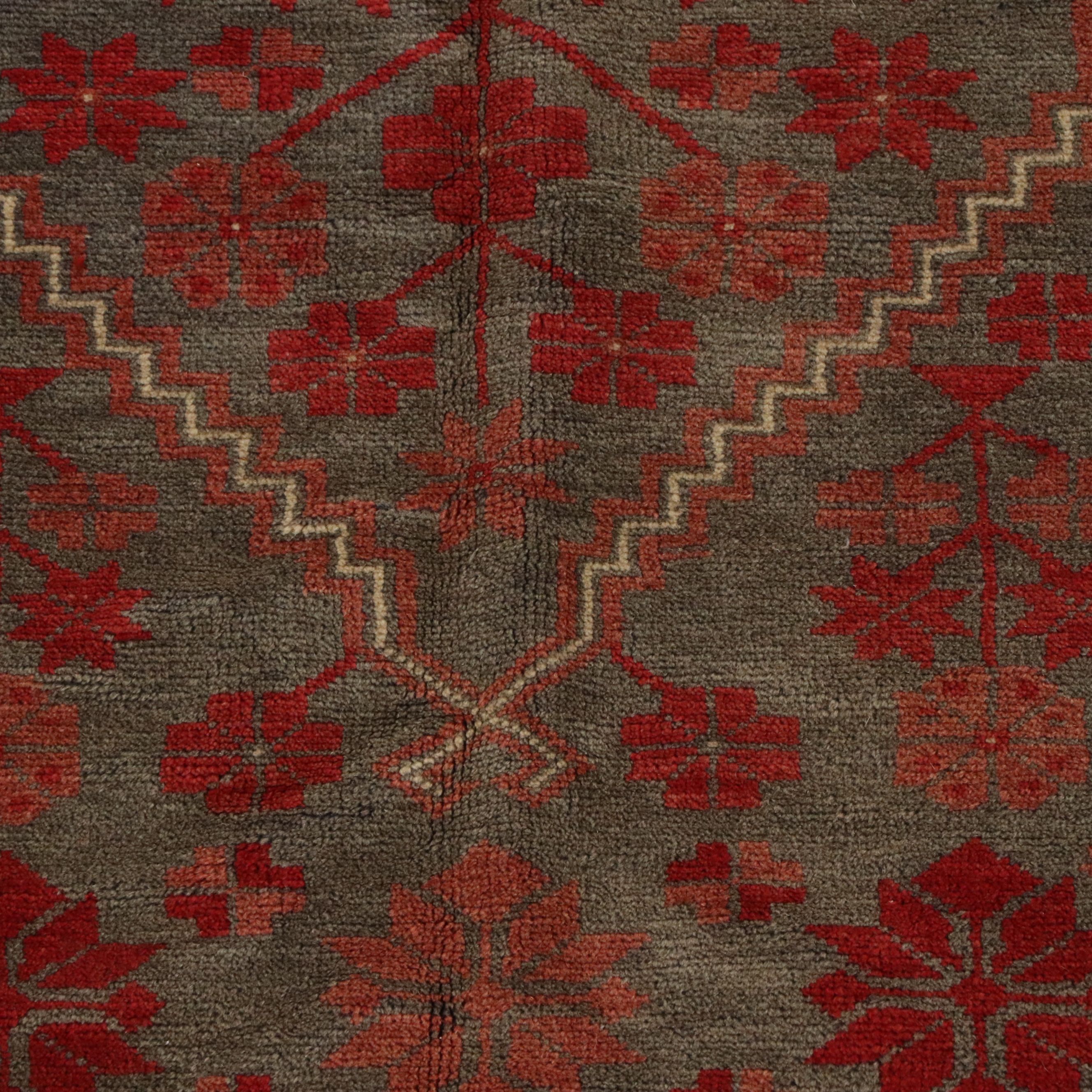 3'5 x 6'11 Hand-Knotted Afghan Baluch Area Rug