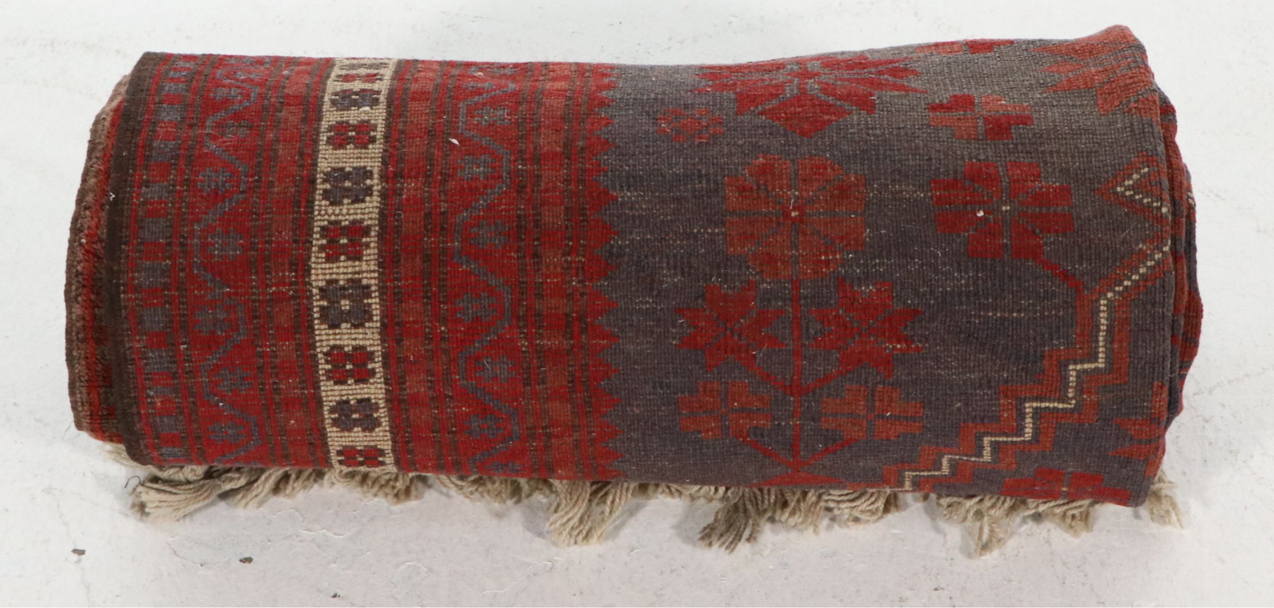 3'5 x 6'11 Hand-Knotted Afghan Baluch Area Rug