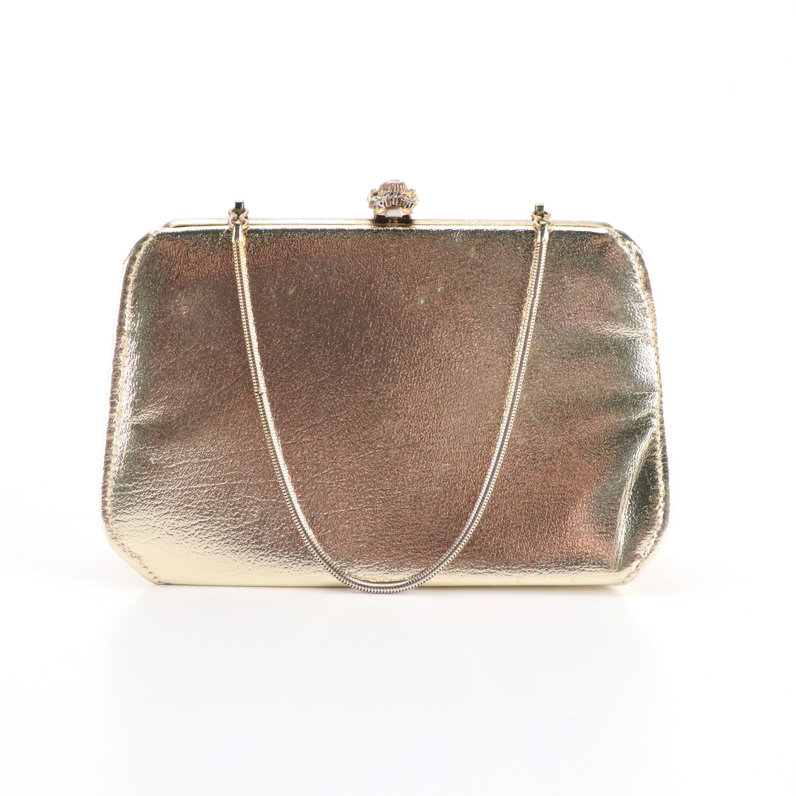 Dorette Vintage Snakeskin Cigarette Case, Other Frame Clutches and Pouches