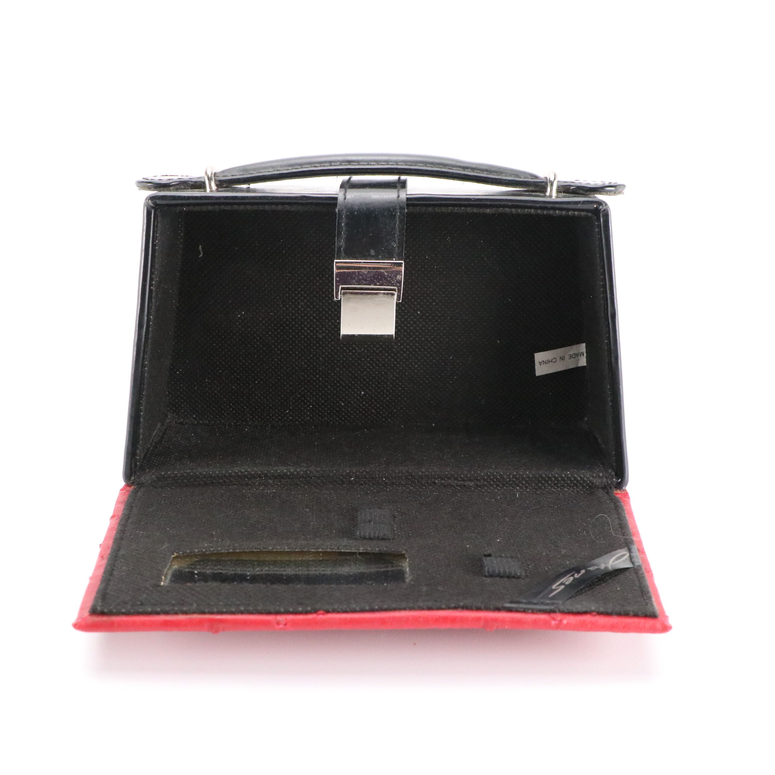 Dorette Vintage Snakeskin Cigarette Case, Other Frame Clutches and Pouches