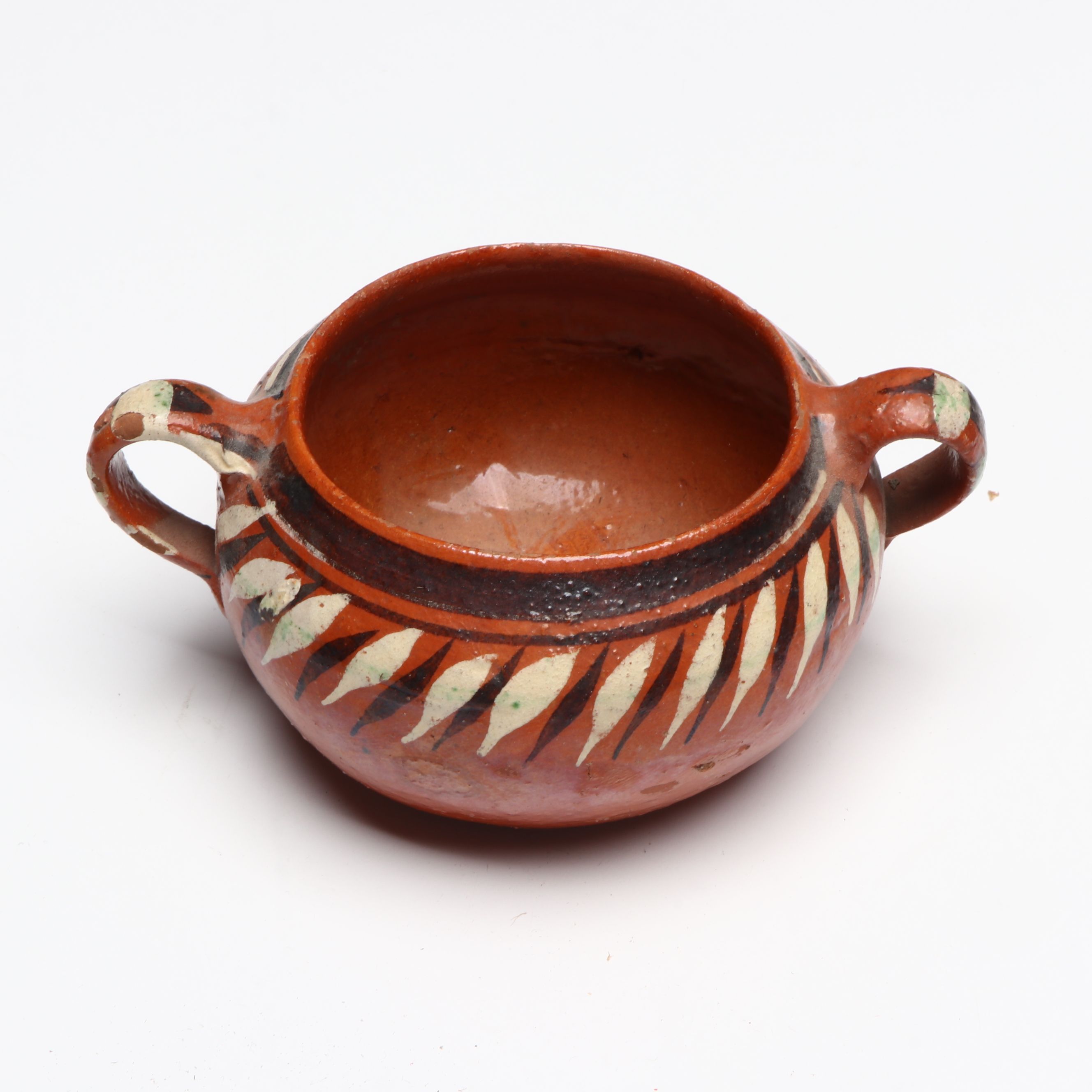 Mexican Art Pottery Serving Bowl, Creamer, Sugar Bowl and More Serveware
