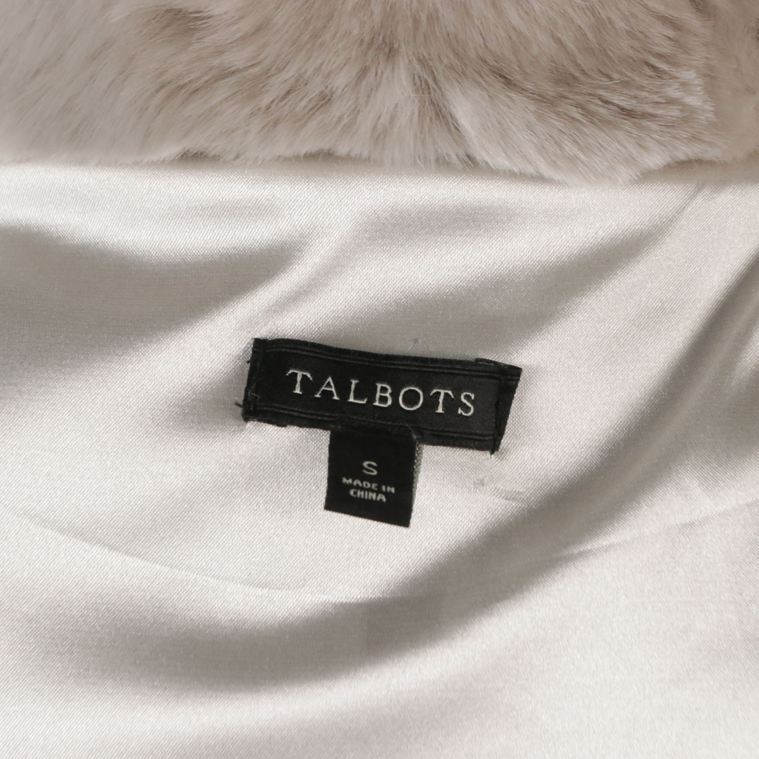 Talbots and Lisa International Faux Fur Vests