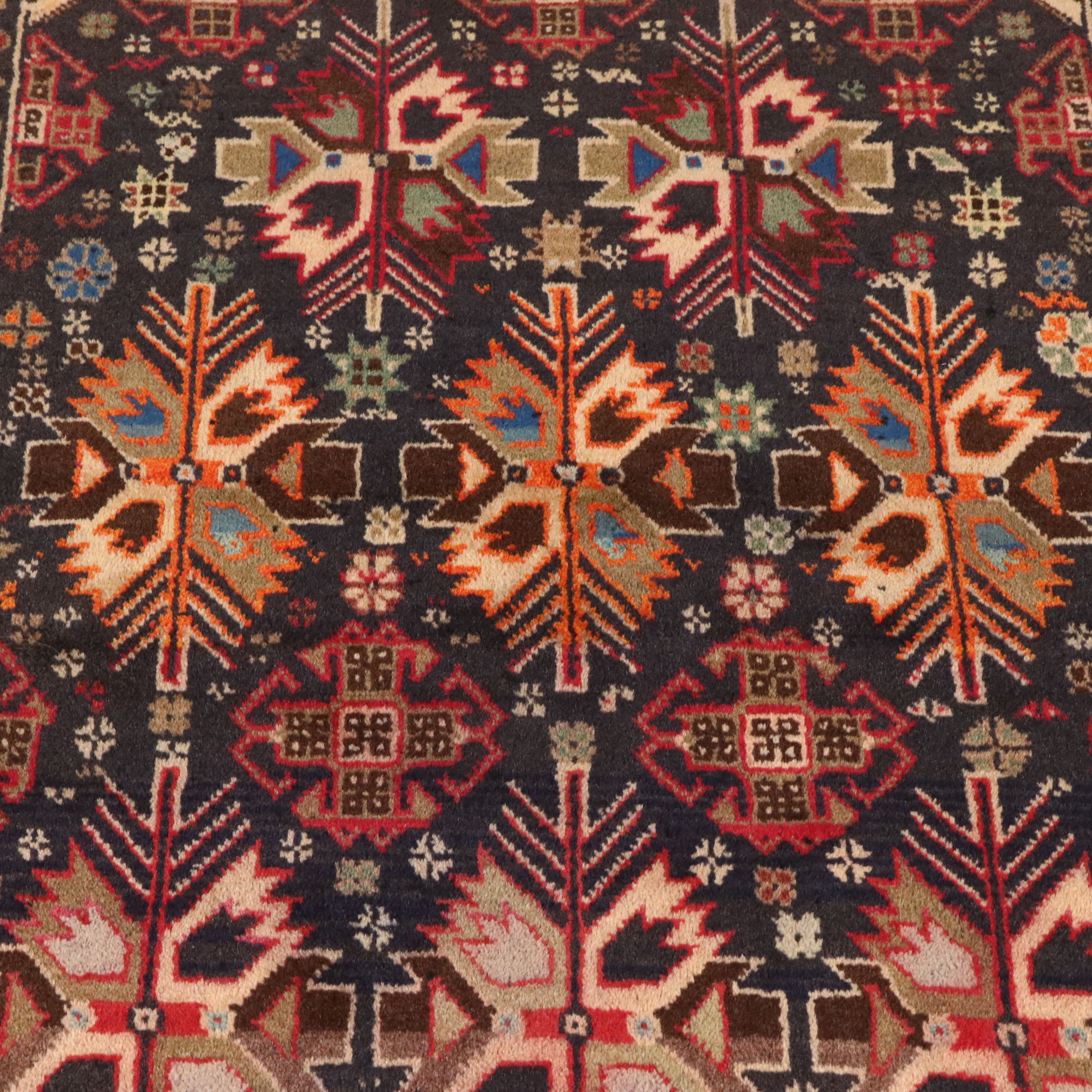 2'10 x 4'8 Hand-Knotted Afghan Baluch Accent Rug