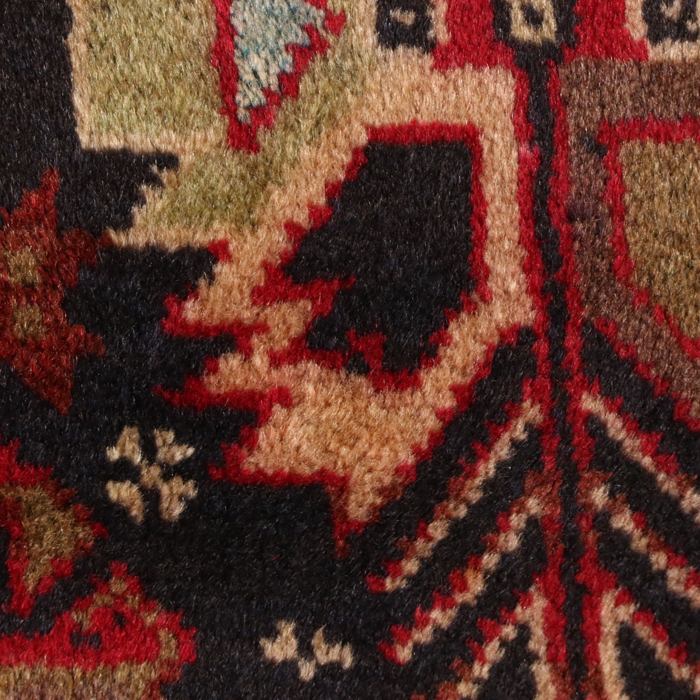 2'10 x 4'8 Hand-Knotted Afghan Baluch Accent Rug