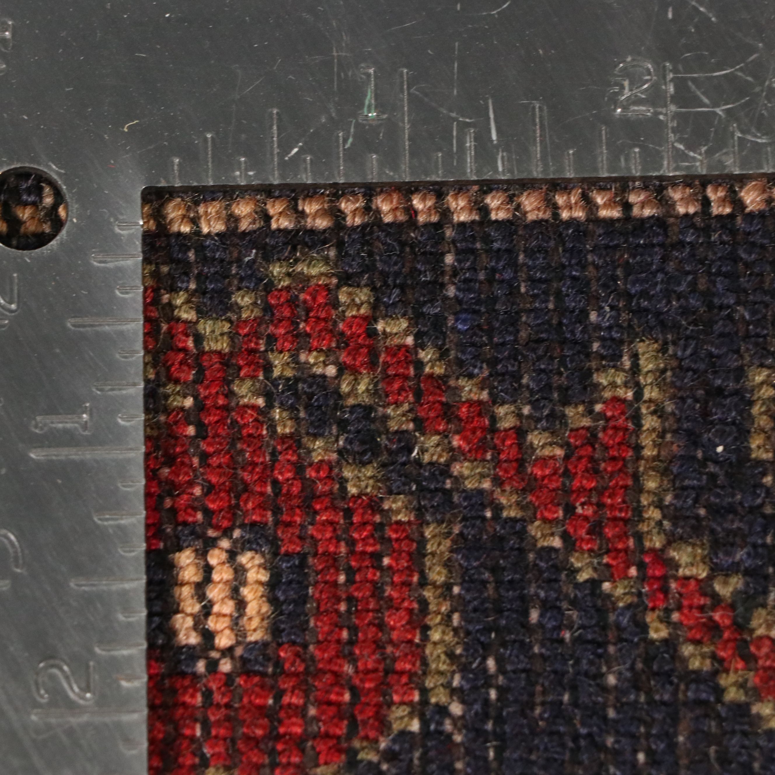 2'10 x 4'8 Hand-Knotted Afghan Baluch Accent Rug