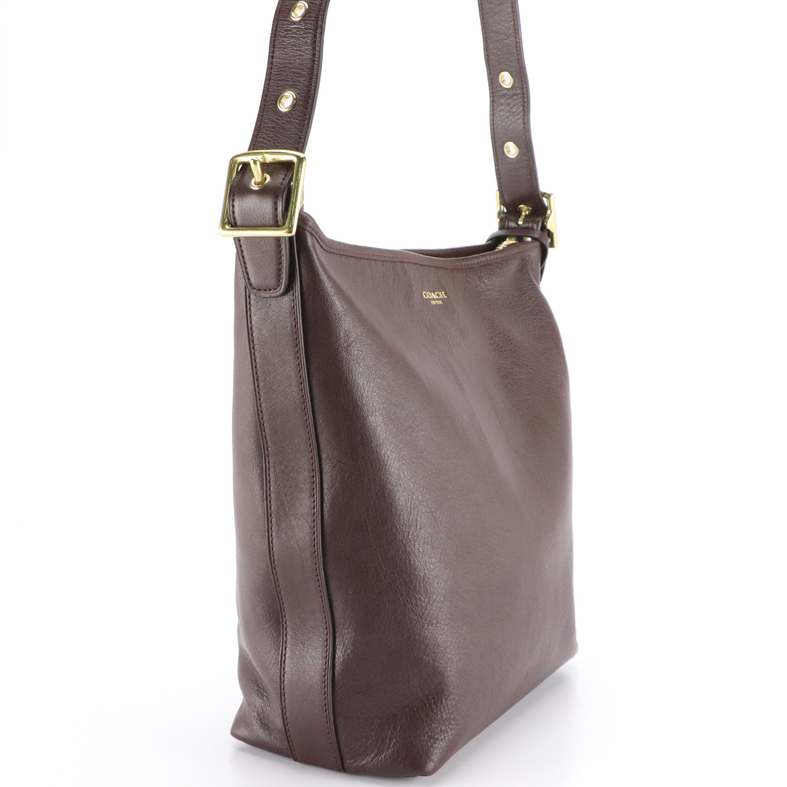 Coach Legacy Tassel Shoulder Duffel 19889 in Brown Leather