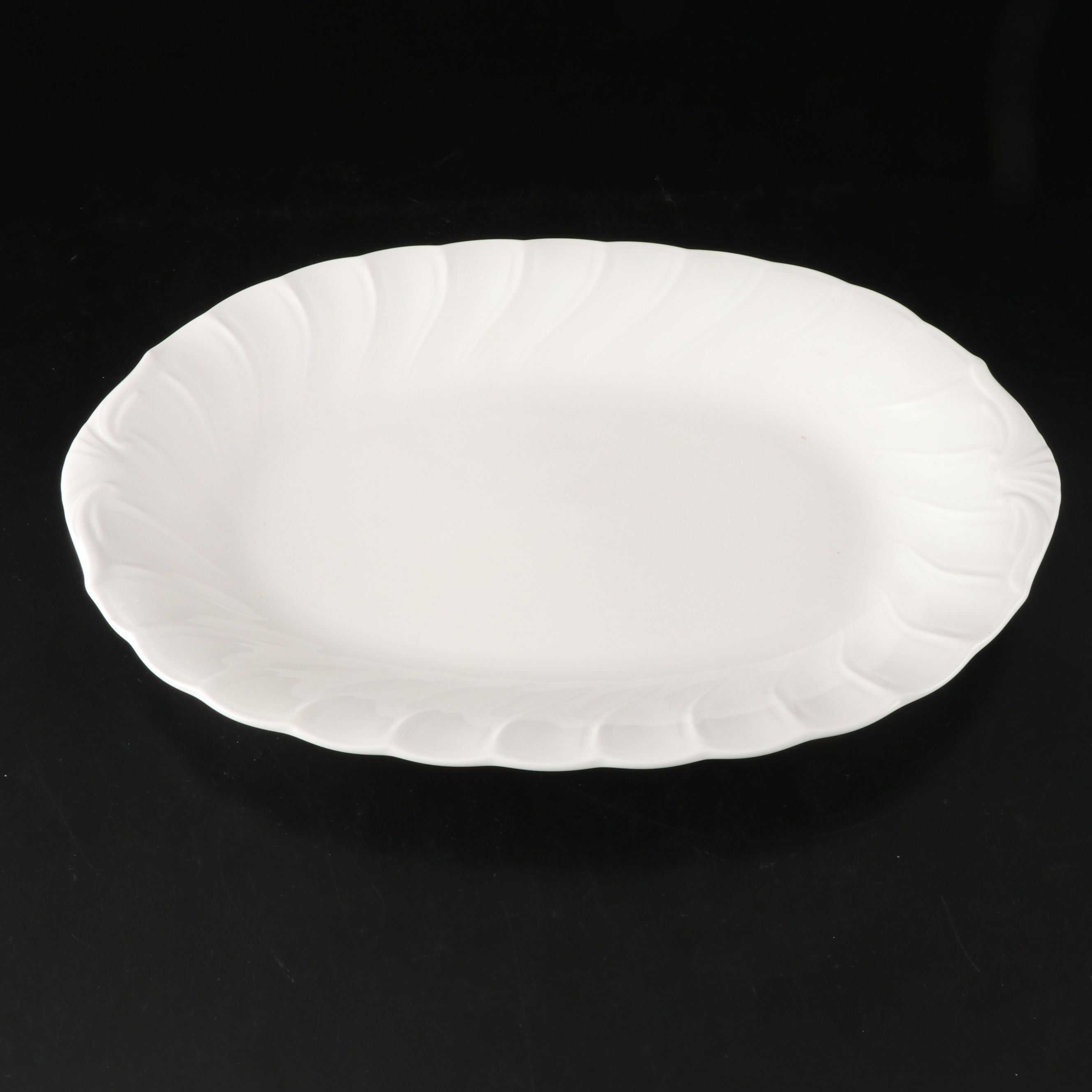 Nikko "White Stain" Japanese Ironstone Platter with More Ceramic Serveware