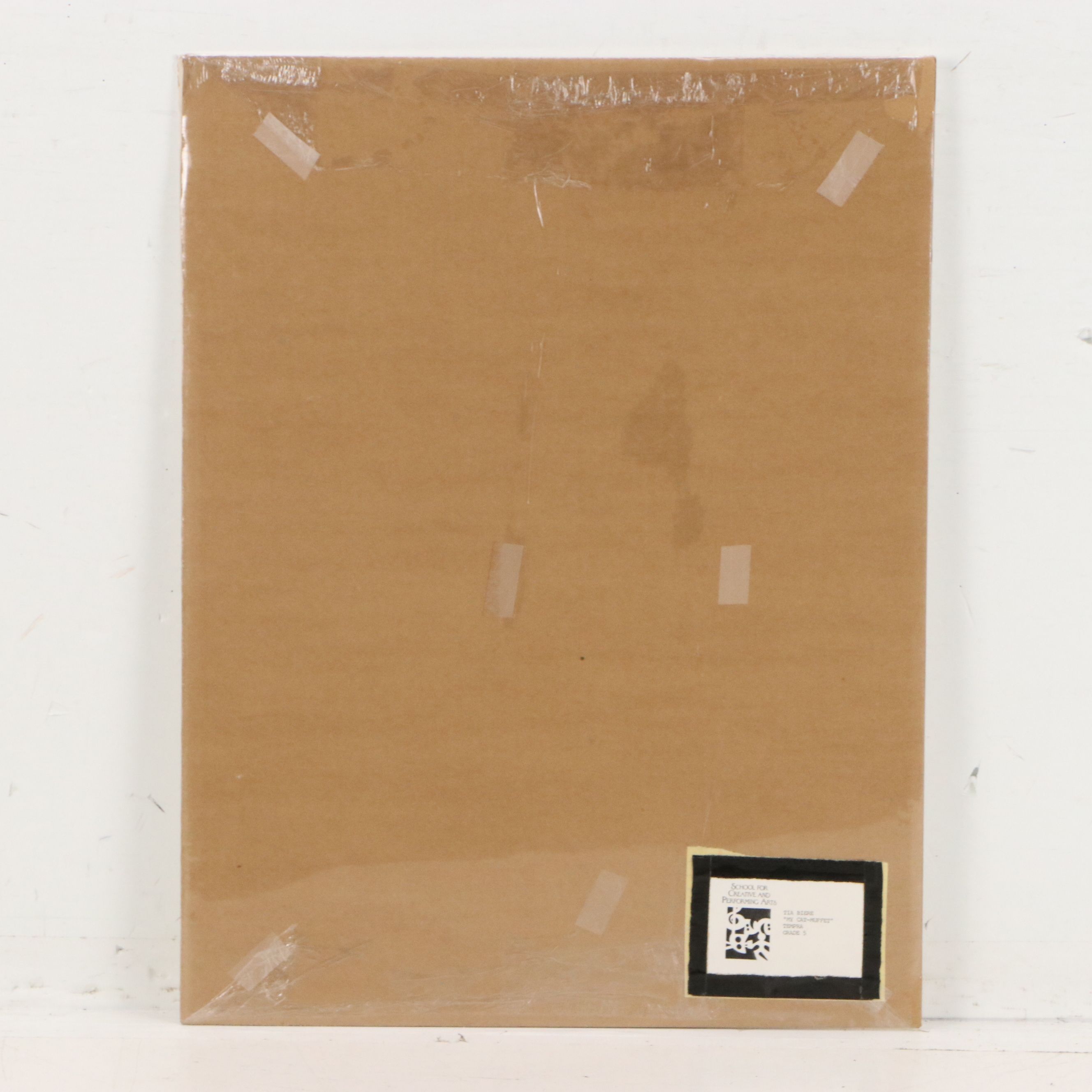 Student Tempera Painting "My Cat Muffet" from SCPA, 1980s