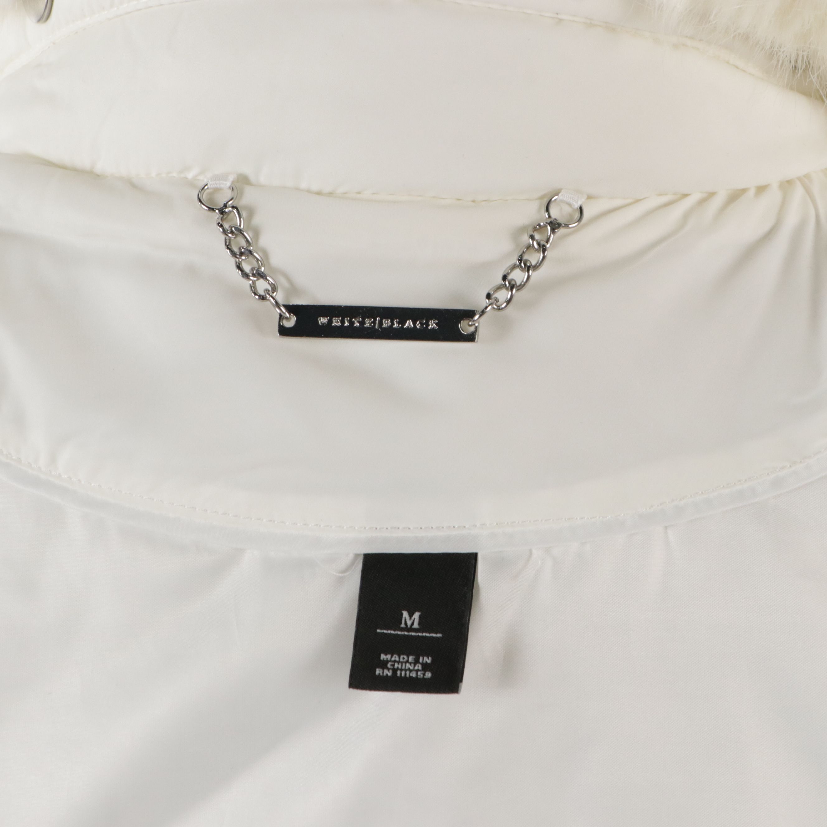 White House Black Market Zip Vest and Vest with Removable Faux Fur Collar