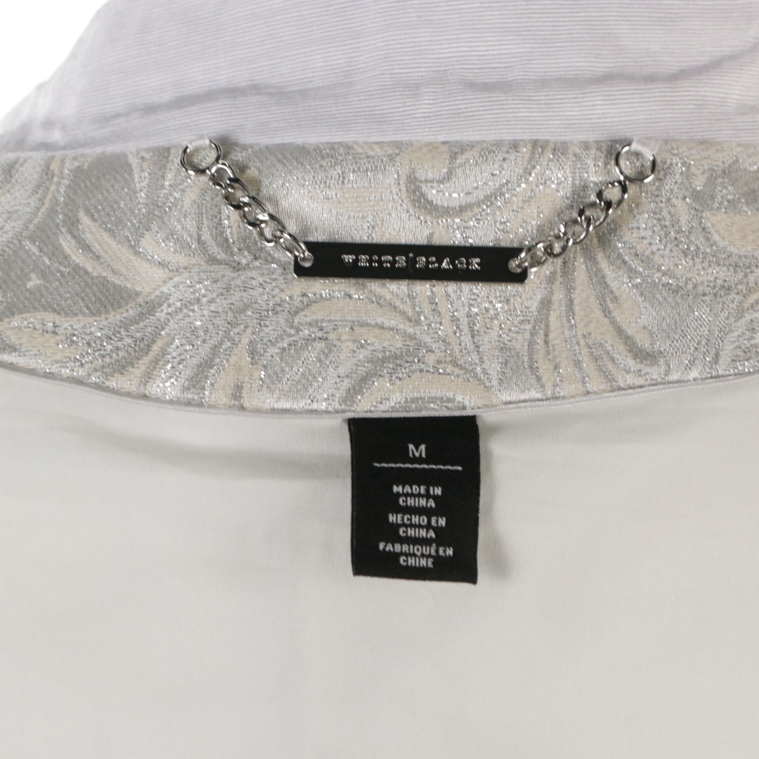 White House Black Market Zip Vest and Vest with Removable Faux Fur Collar