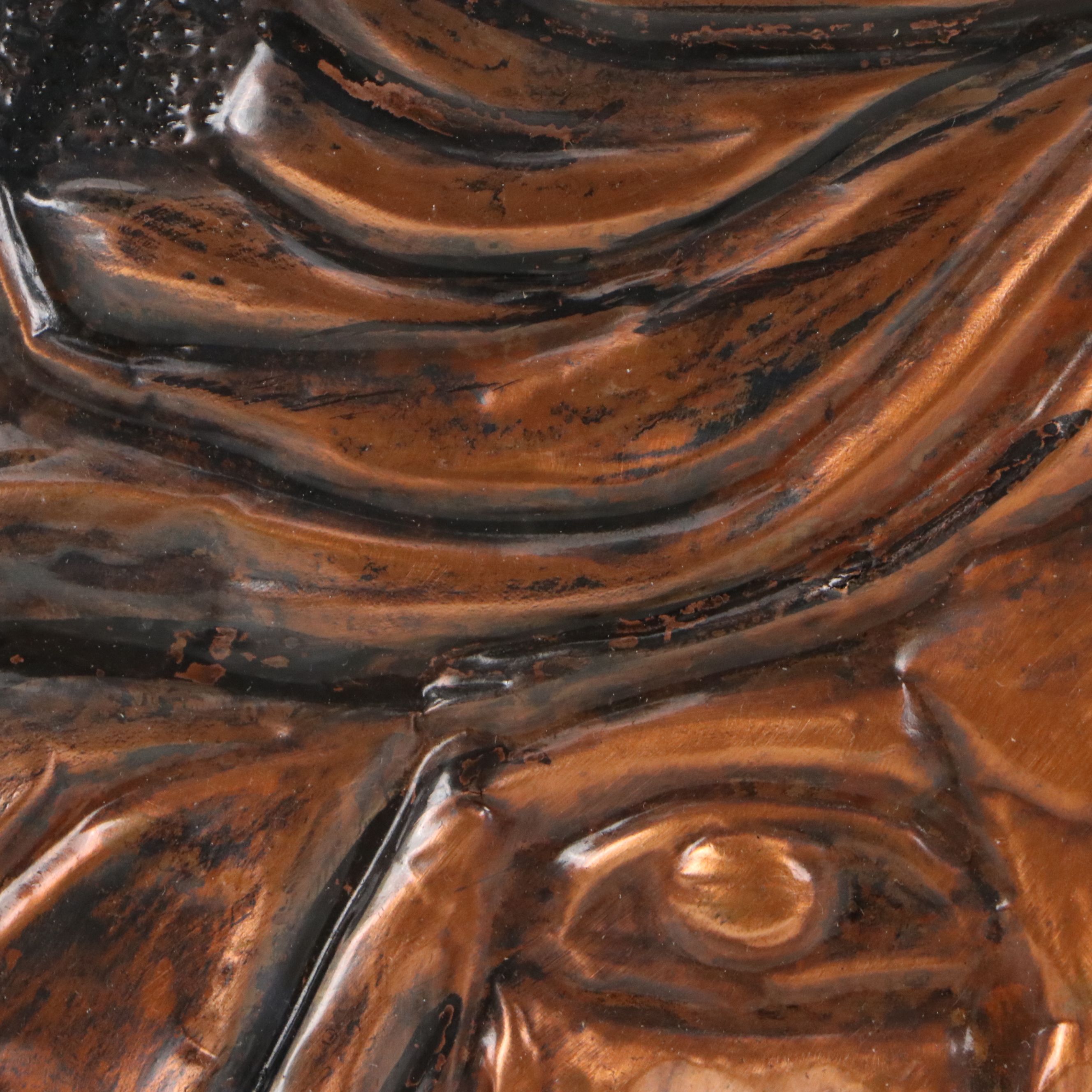 Student Repoussé "Christie Mcauliff" from SCPA, 1980s