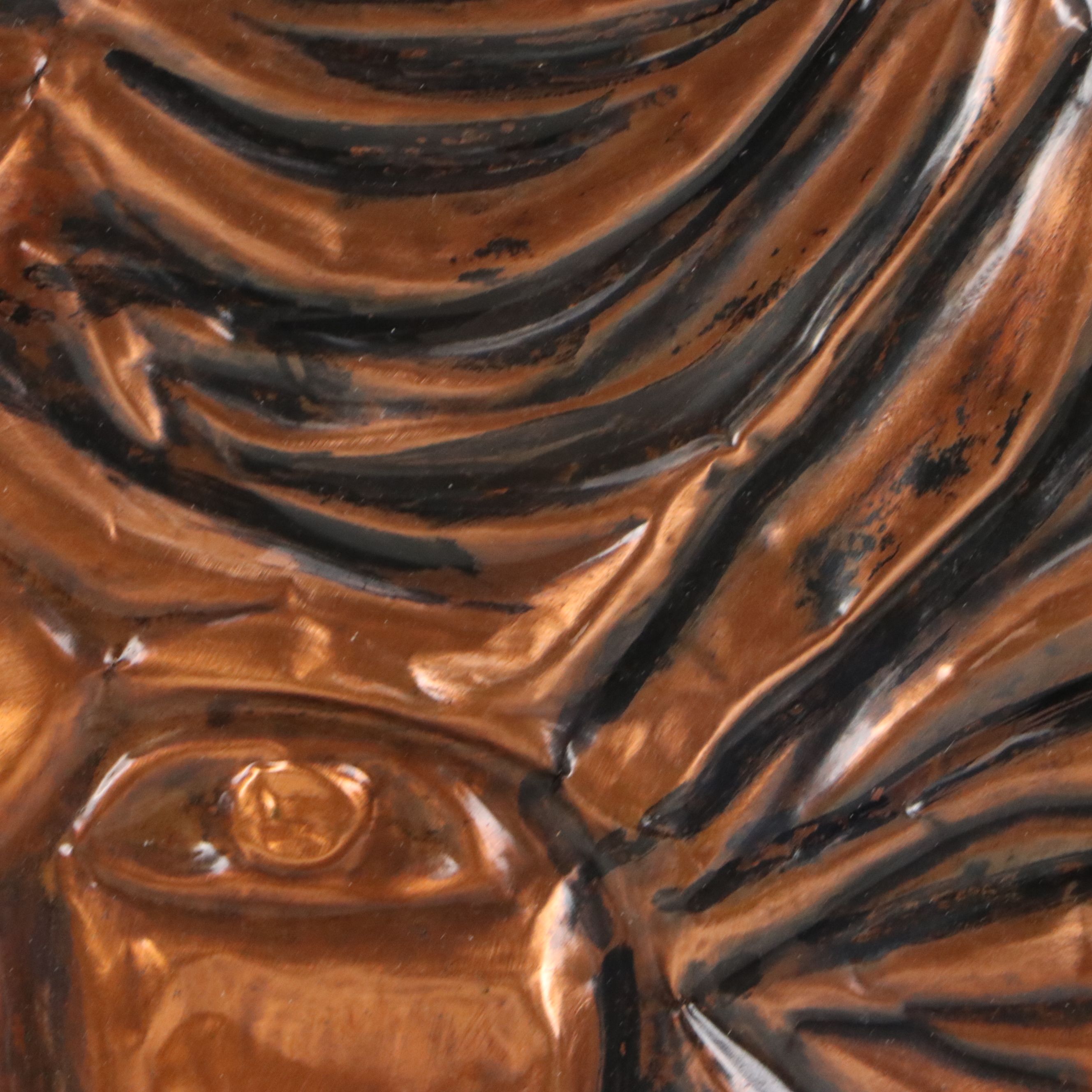 Student Repoussé "Christie Mcauliff" from SCPA, 1980s