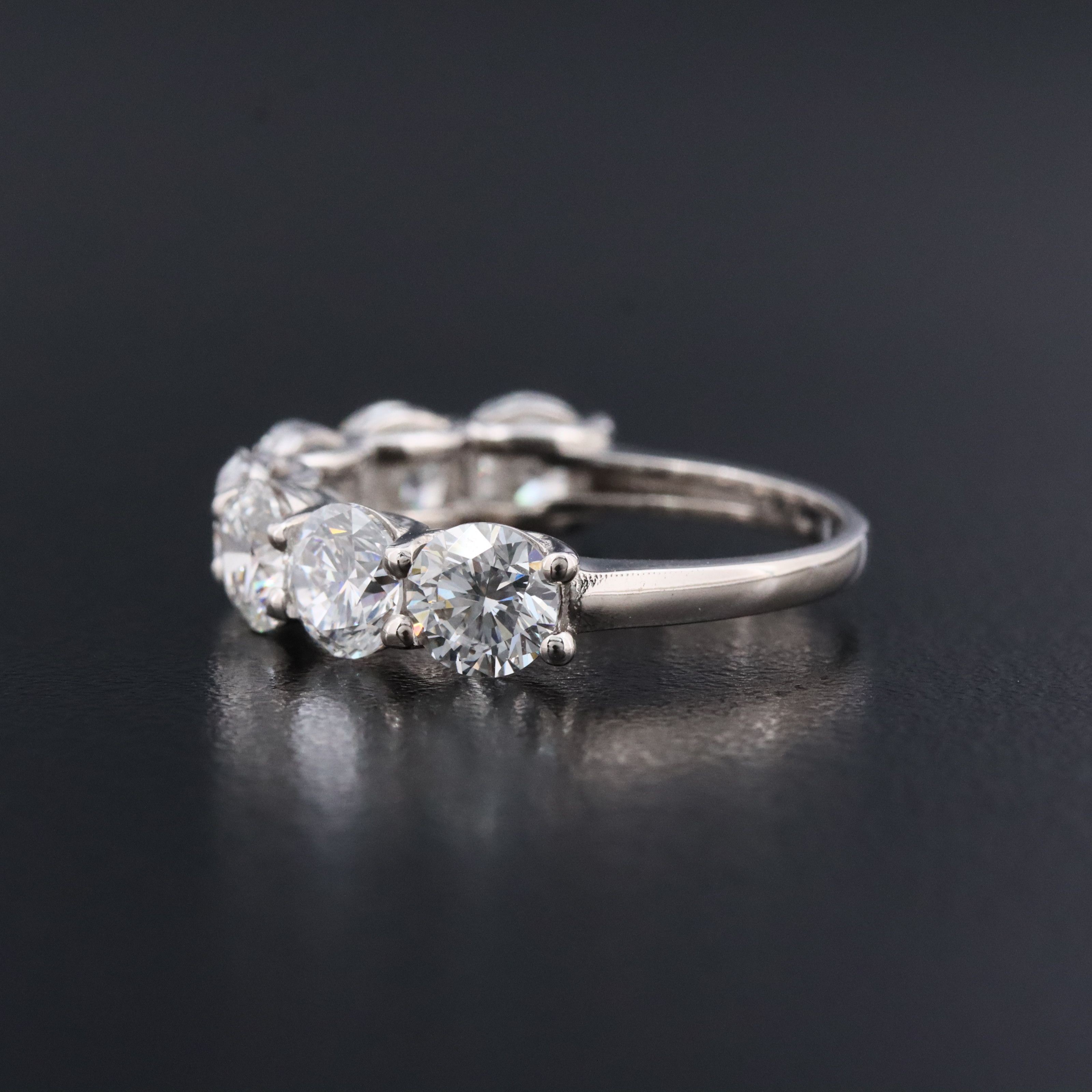 14K 3.36 CTW Lab Grown Diamond Ring with IGI Jewelry Report