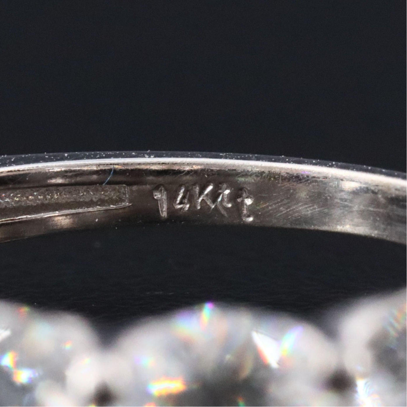 14K 3.36 CTW Lab Grown Diamond Ring with IGI Jewelry Report