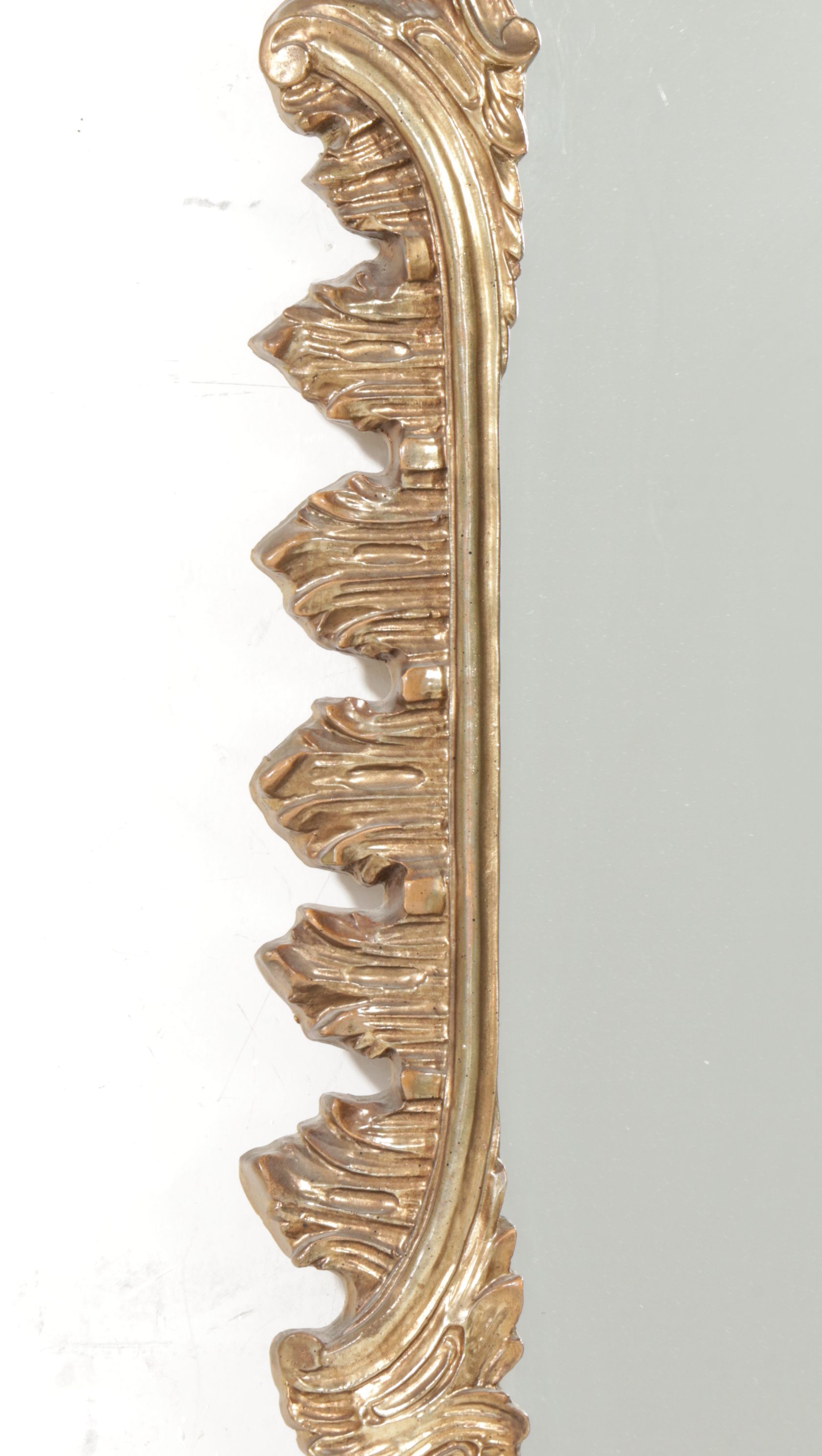 Ornate Rococo Style Giltwood Wall Mount Mirror, 19th/20th Century