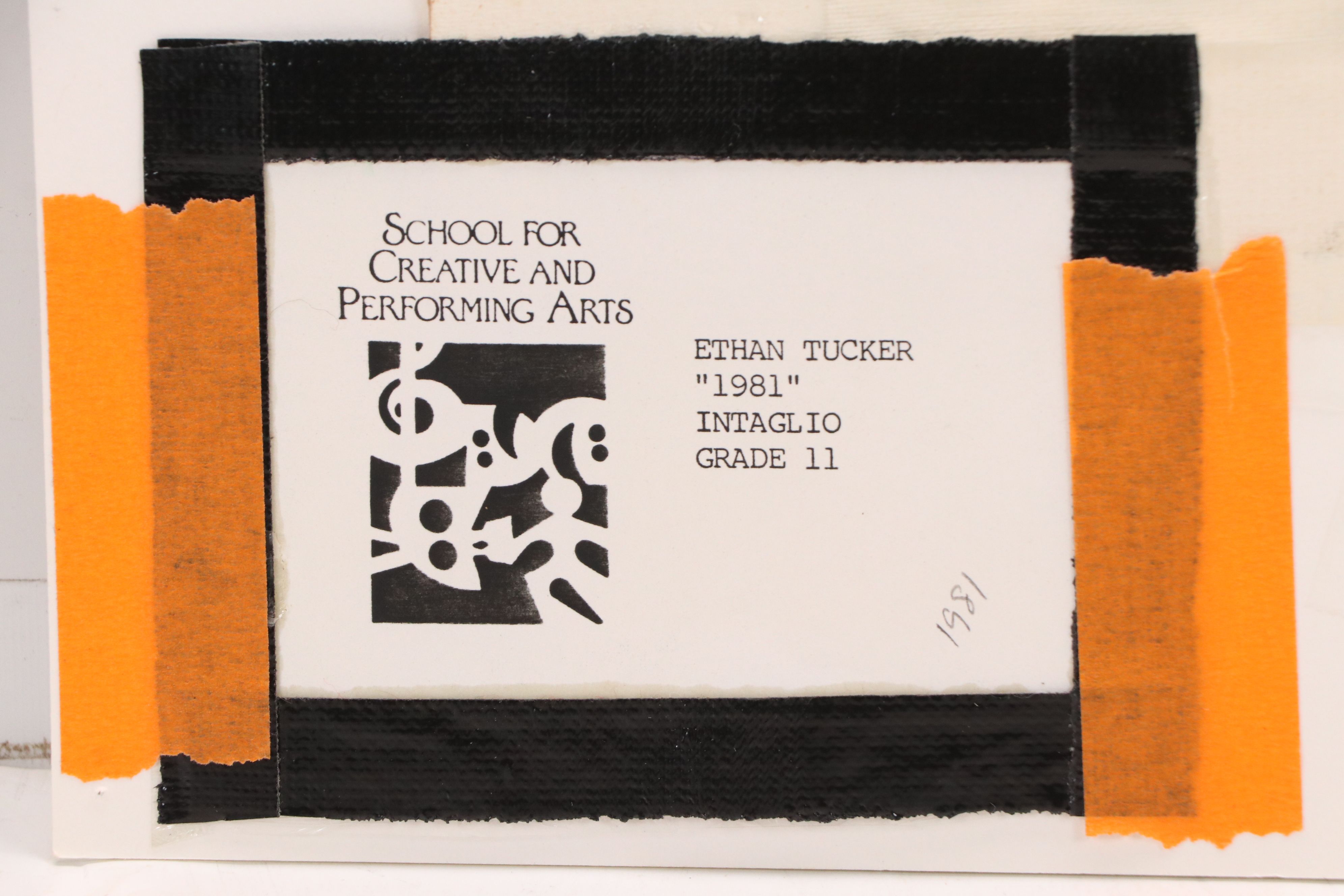 Ethan Tucker and Matt Sullivan Untitled Etchings of Interior Scenes, 1981