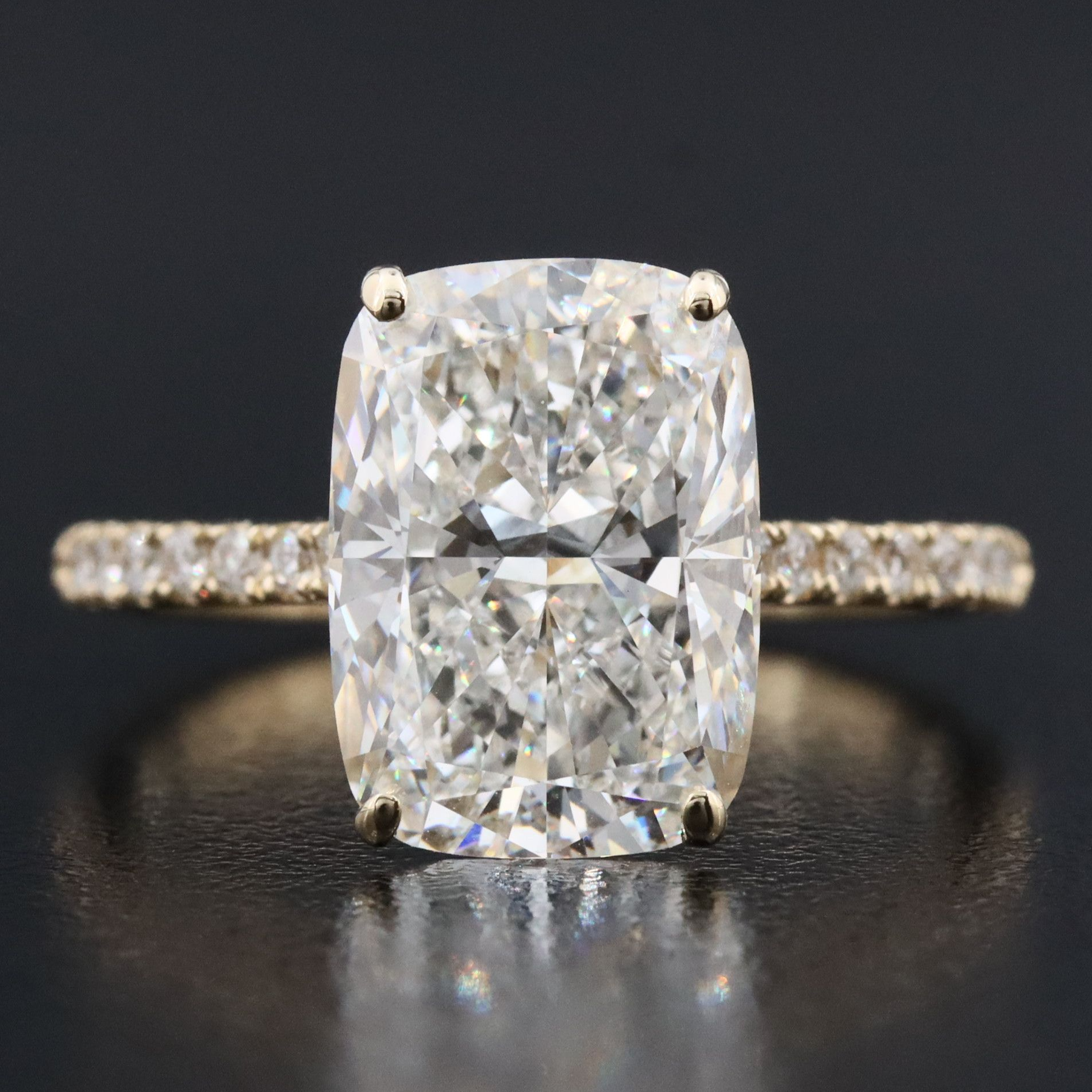 14K 5.23 CTW Lab Grown Diamond Ring with IGI Report