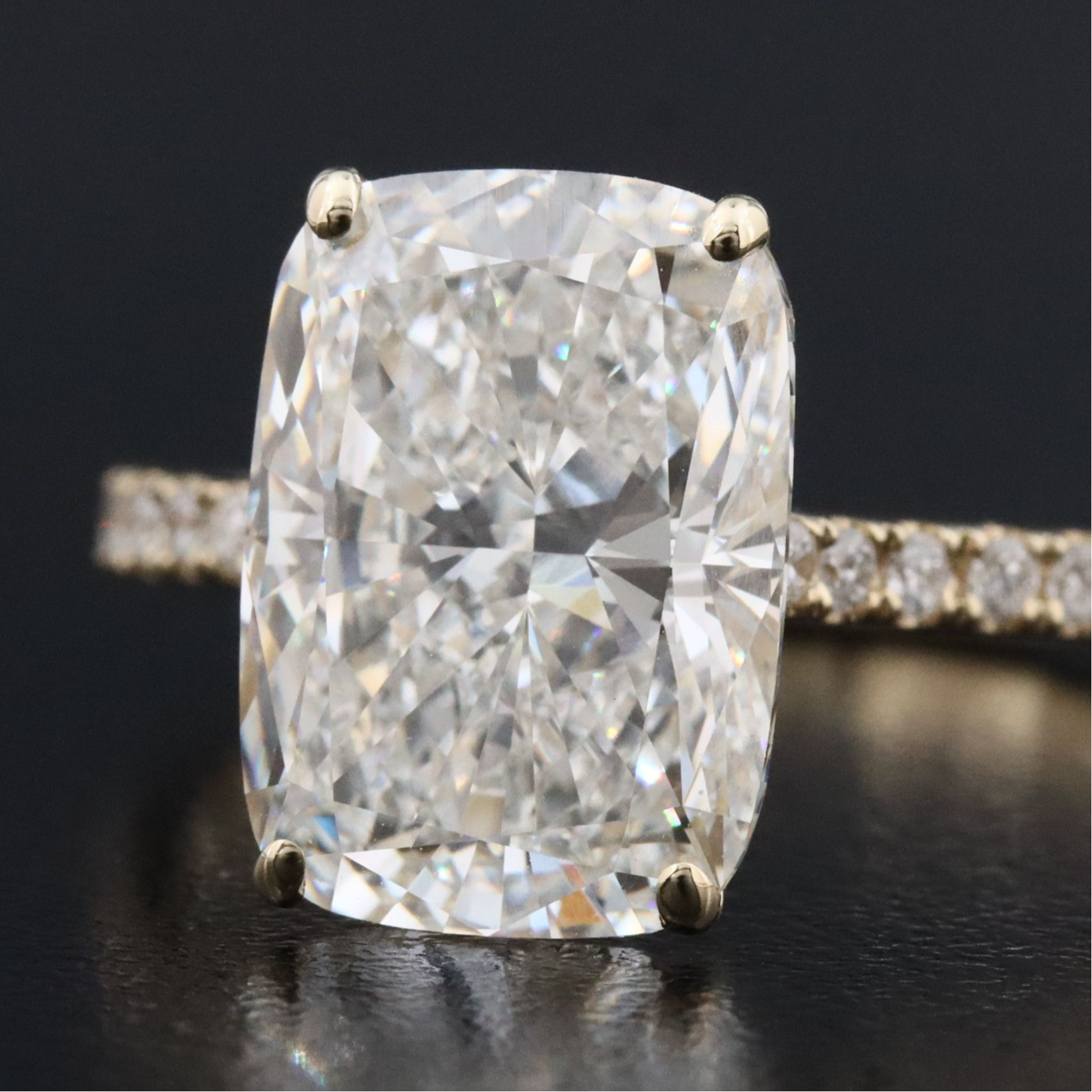 14K 5.23 CTW Lab Grown Diamond Ring with IGI Report