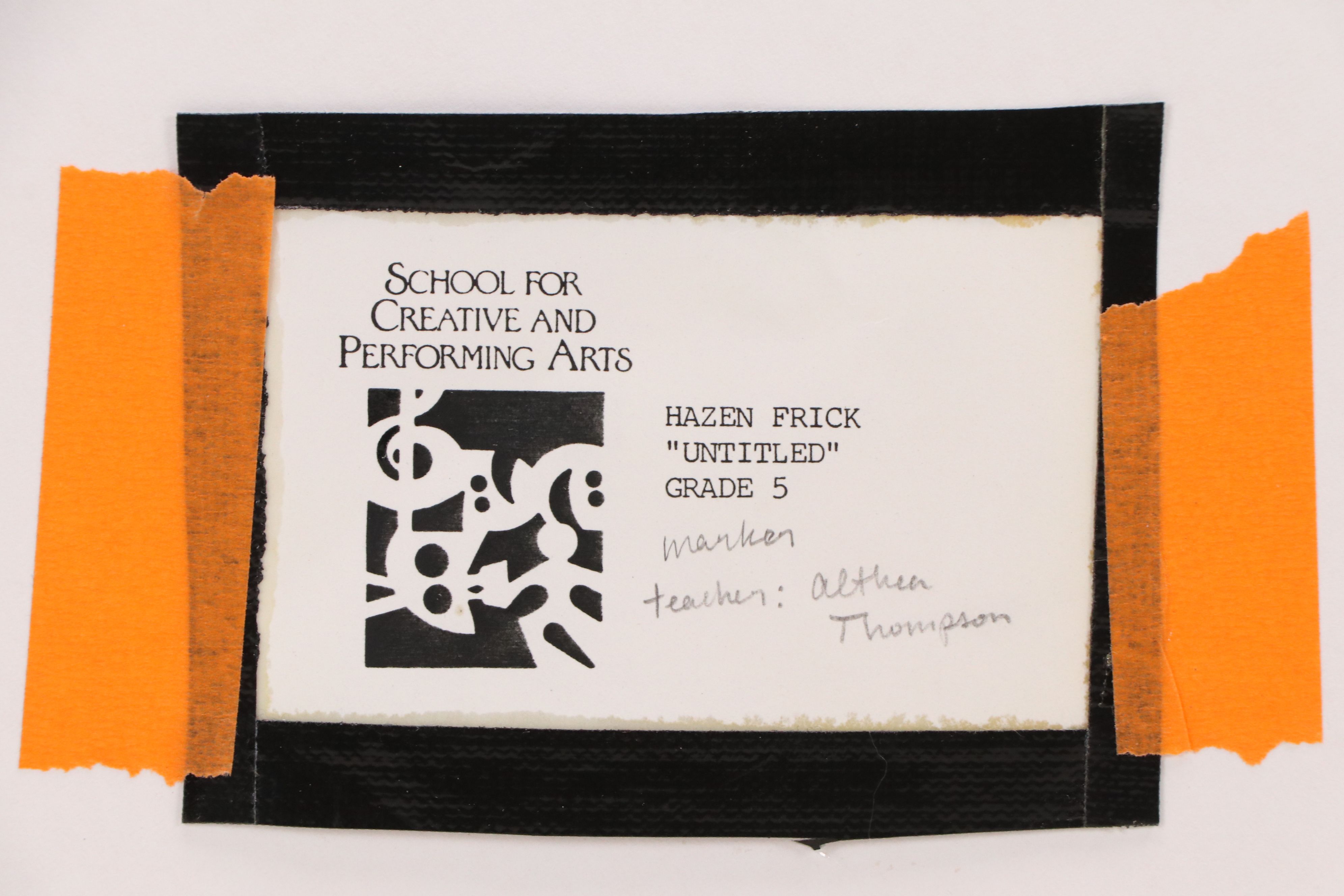 Pointillist Marker Drawings "Landscape #1" and "Untitled," 2007