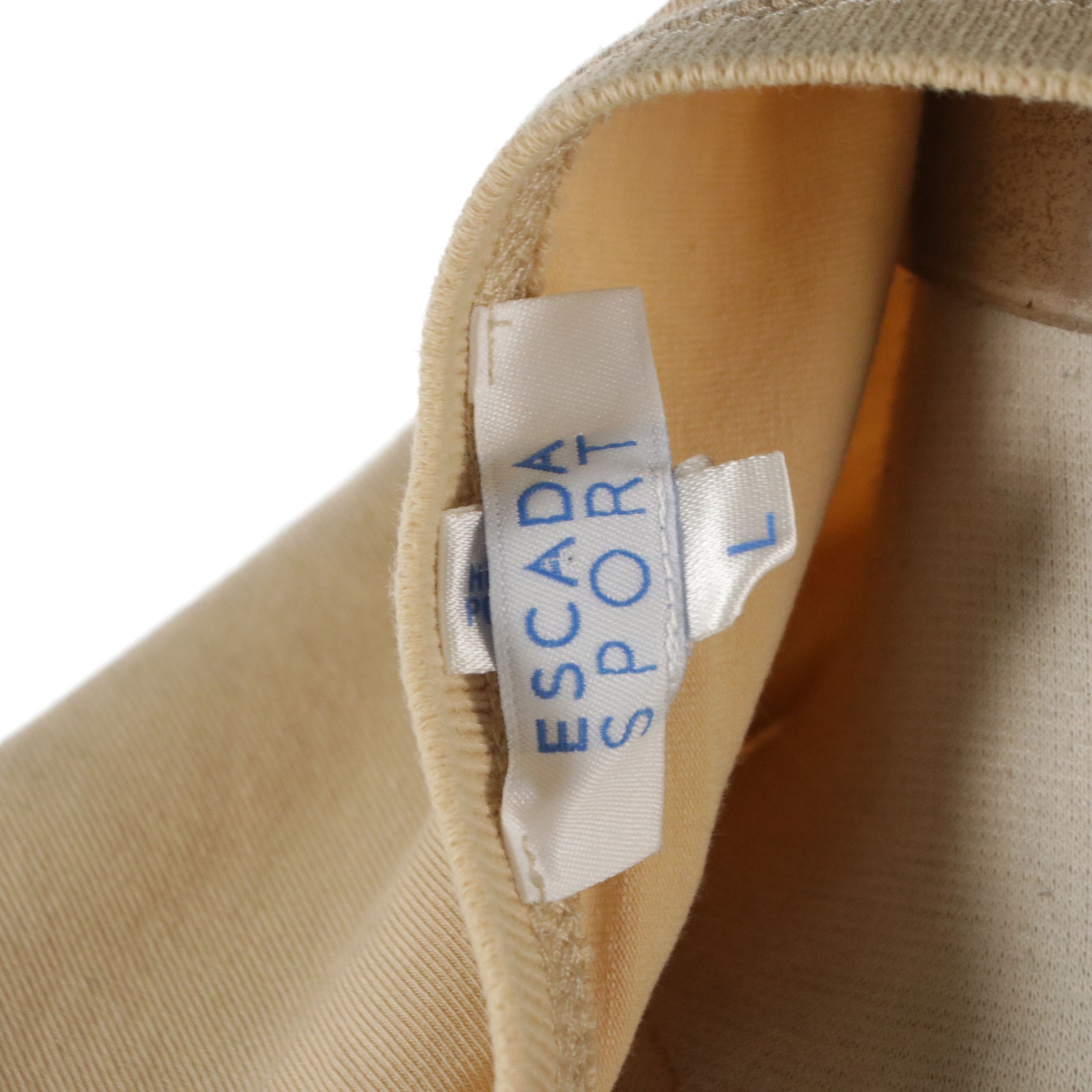 Escada Embellished Cotton Tank Top and Lace Printed Silk Blouse, With Tag