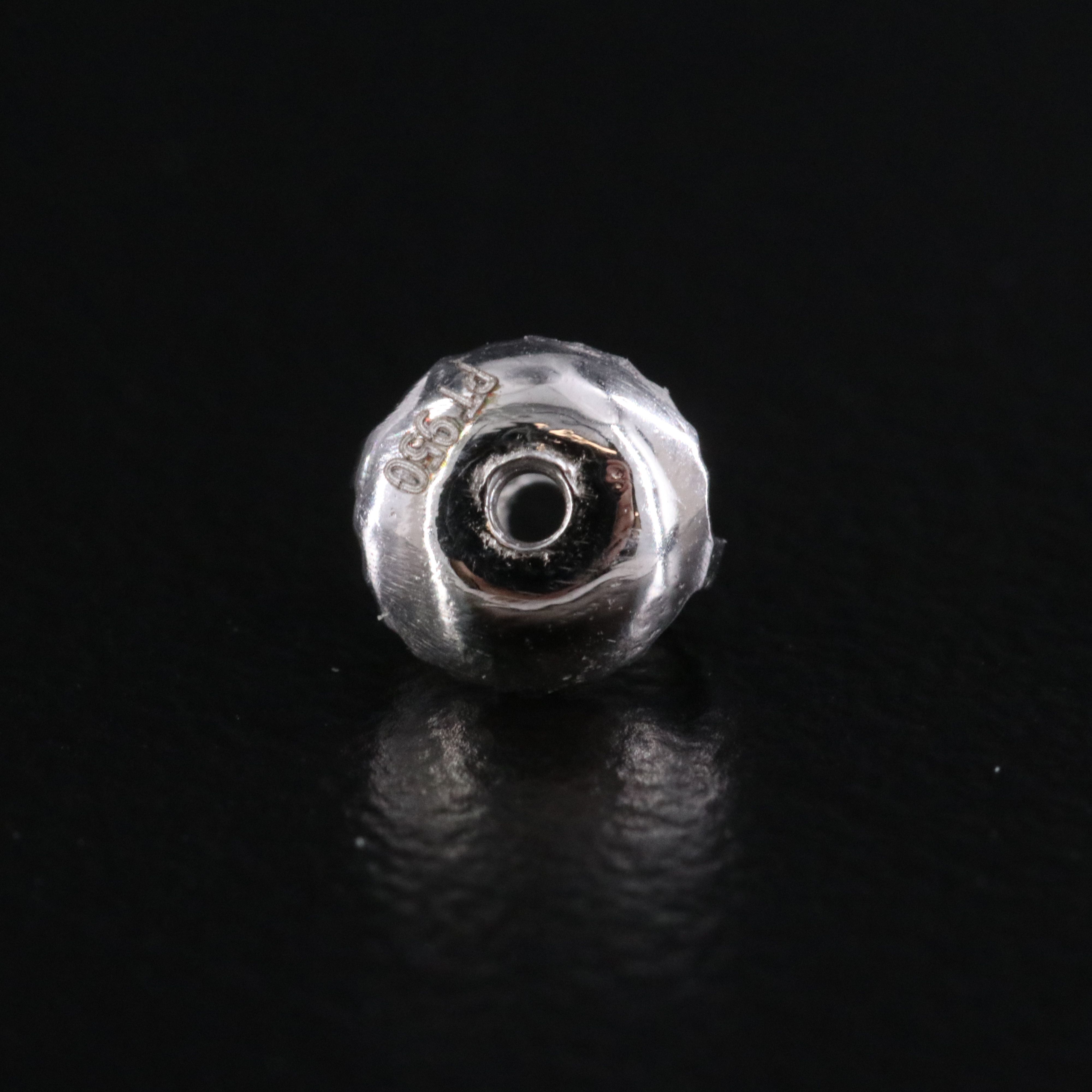 Platinum 3.26 CTW Lab Grown Diamond Earrings