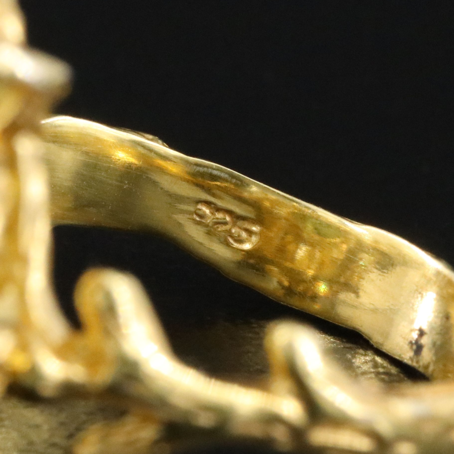 Sterling Tourmaline and Peridot Ring