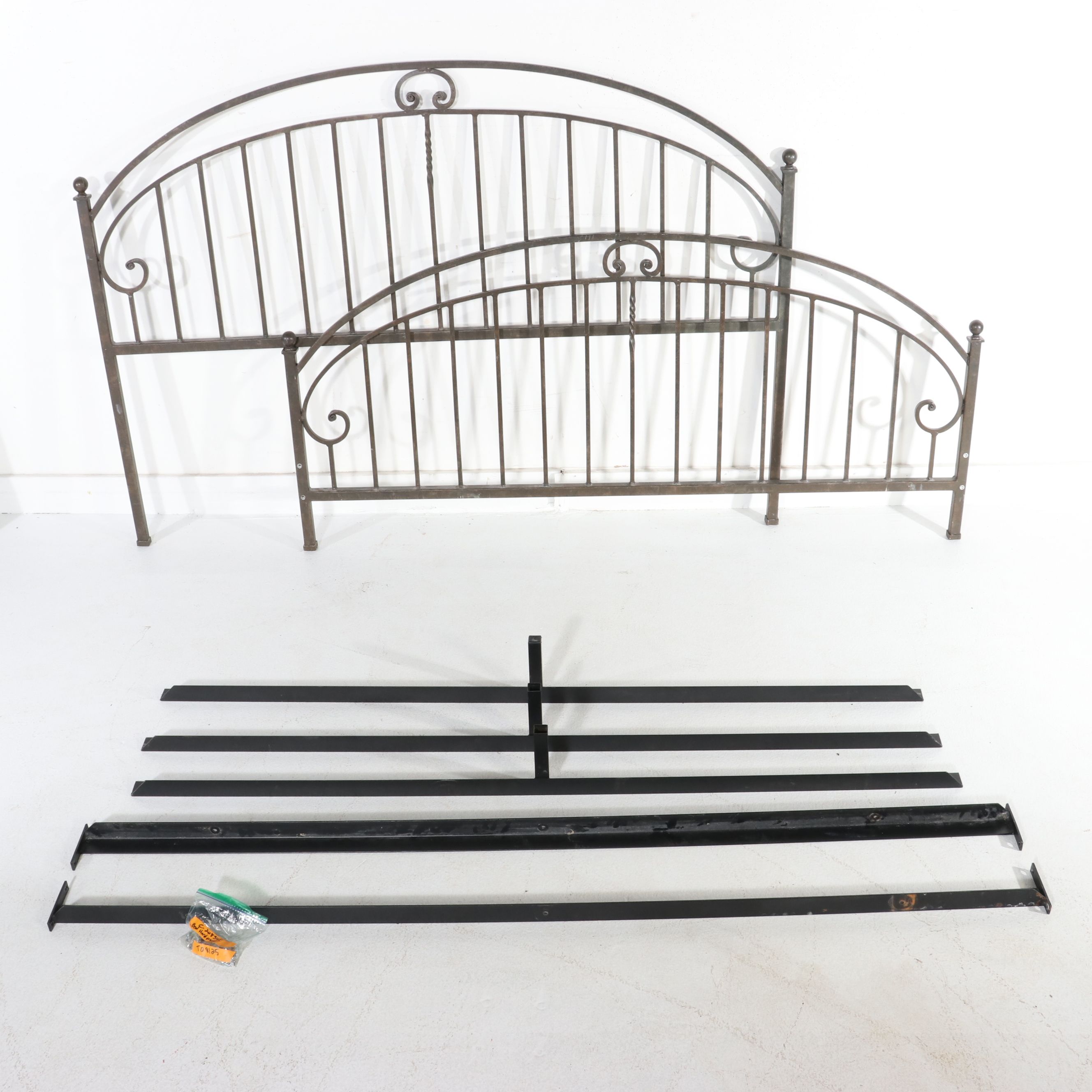 Wrought Iron King-Sized Bed Frame, Contemporary