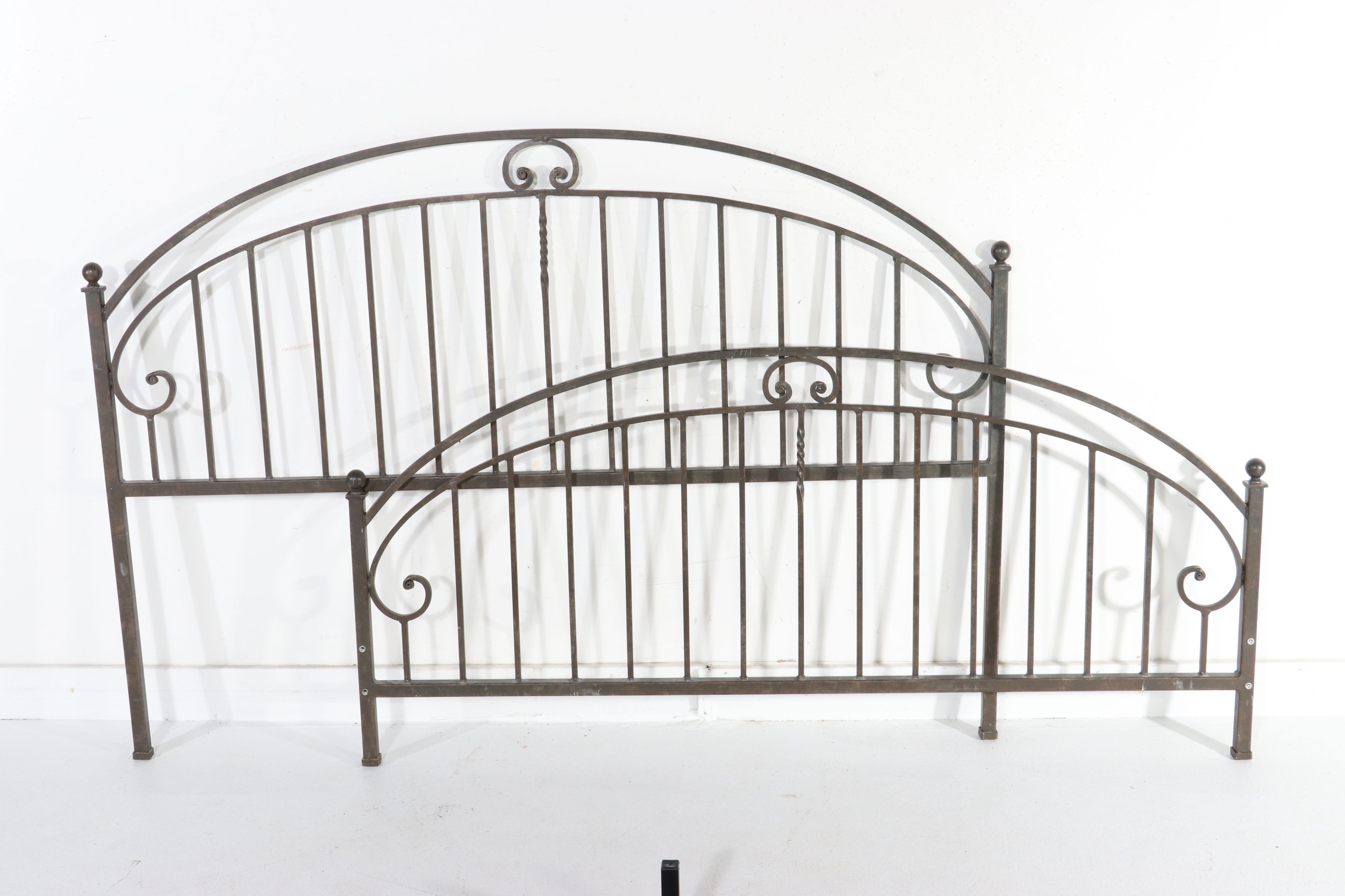 Wrought Iron King-Sized Bed Frame, Contemporary