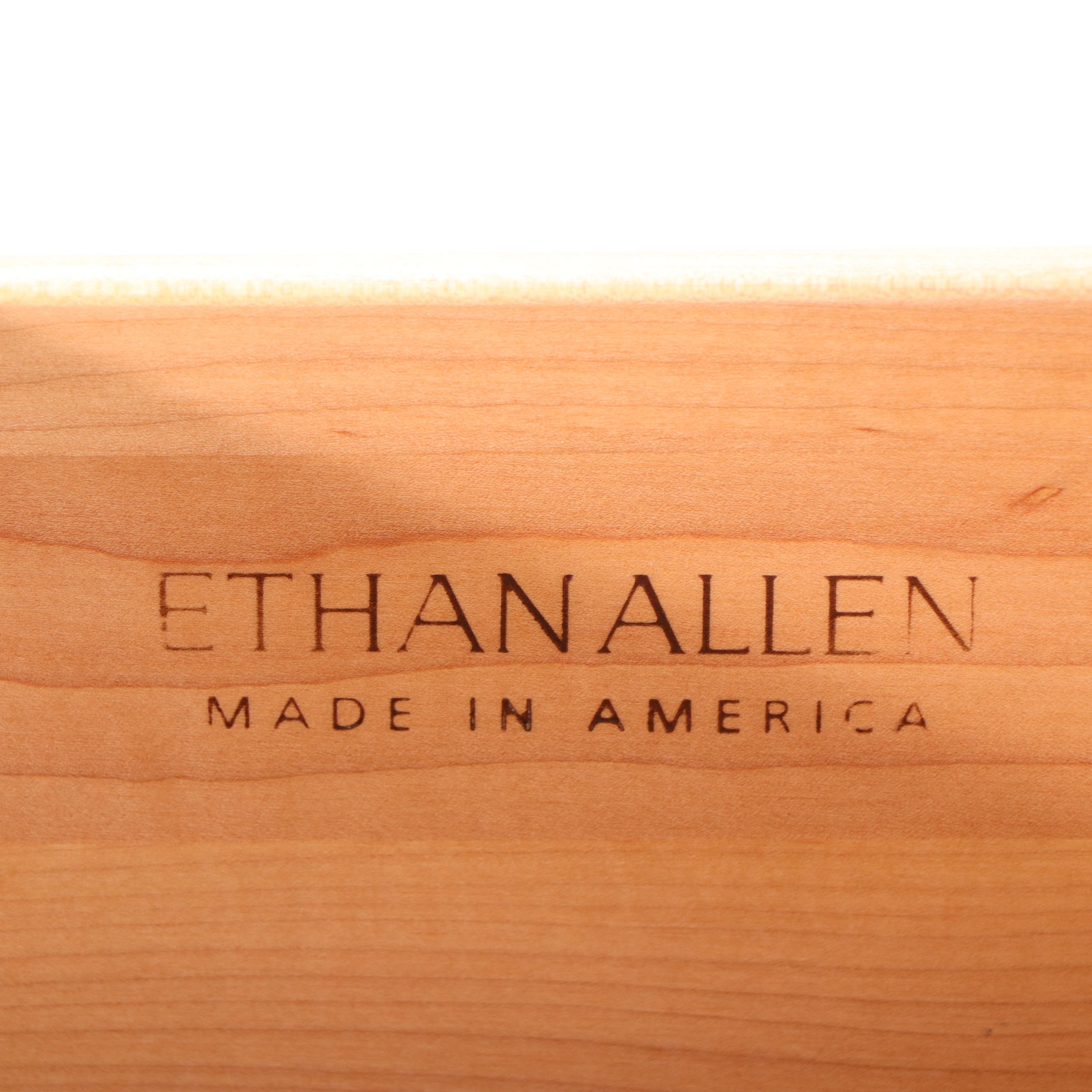 Ethan Allen Three-Piece Home Office Suite Including Desk with Hutch and More