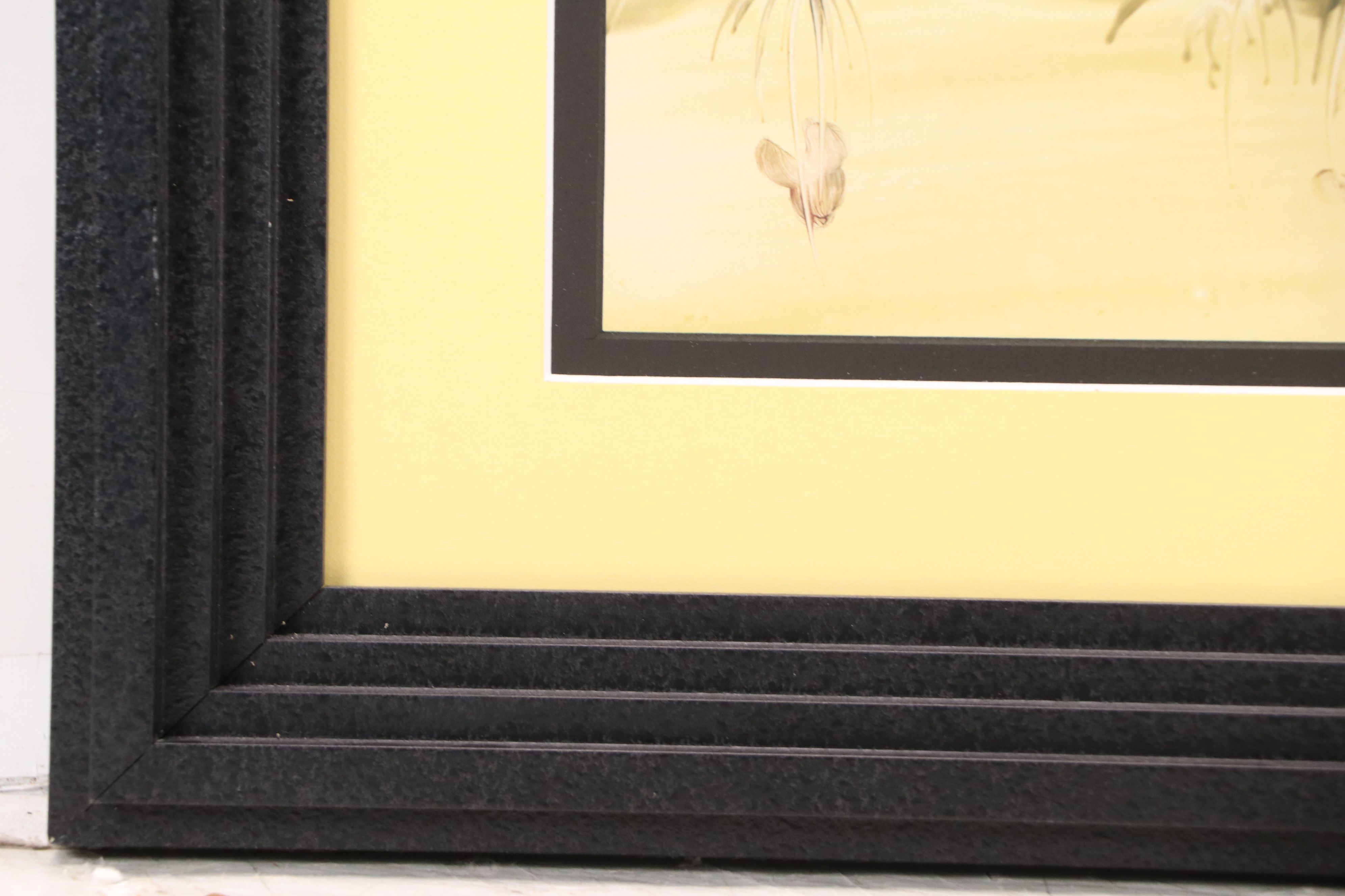 Genevieve Matucha Acrylic Painting of Woman in Landscape, Mid to Late 20th C.