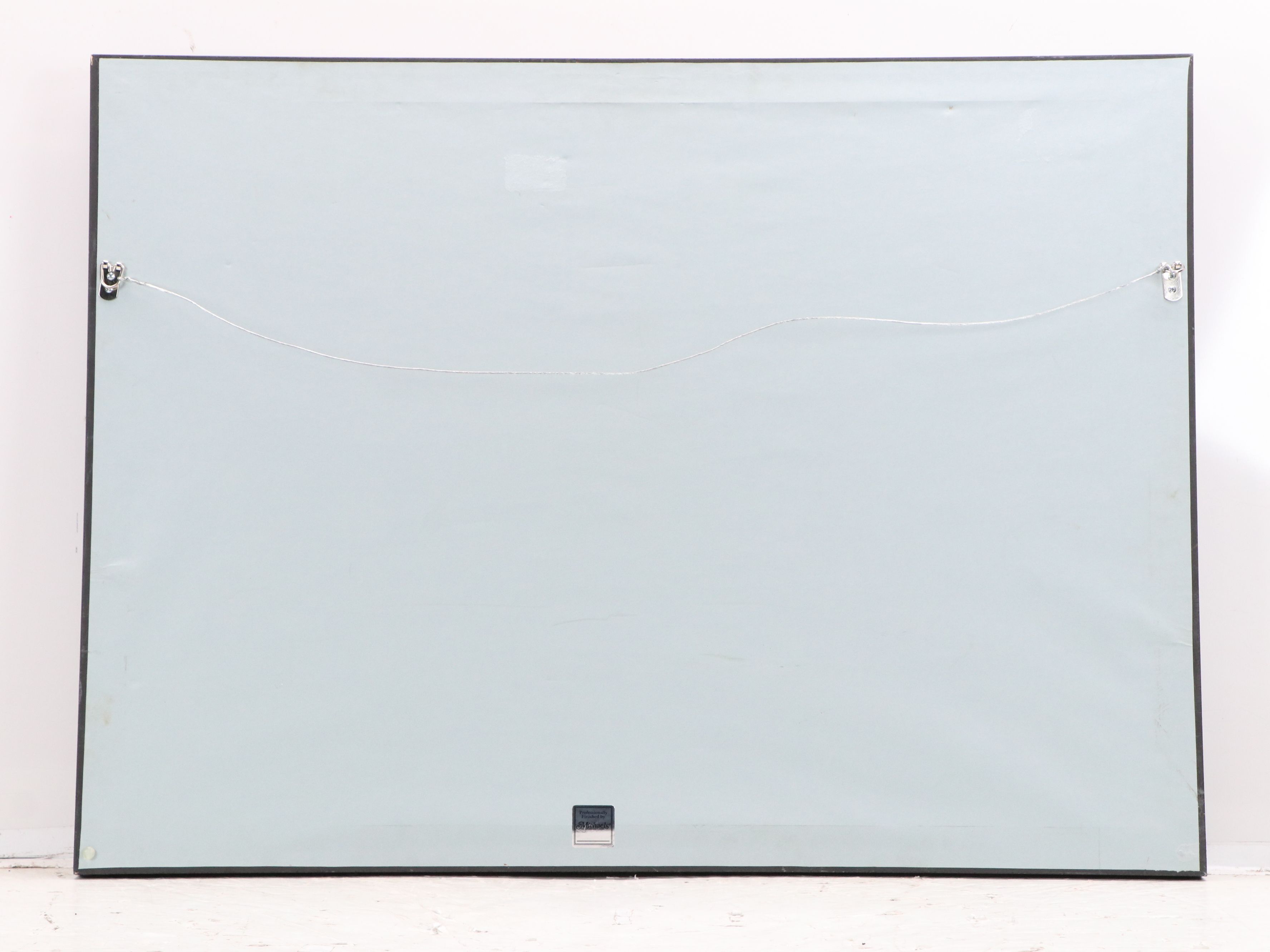 Genevieve Matucha Acrylic Painting of Woman in Landscape, Mid to Late 20th C.