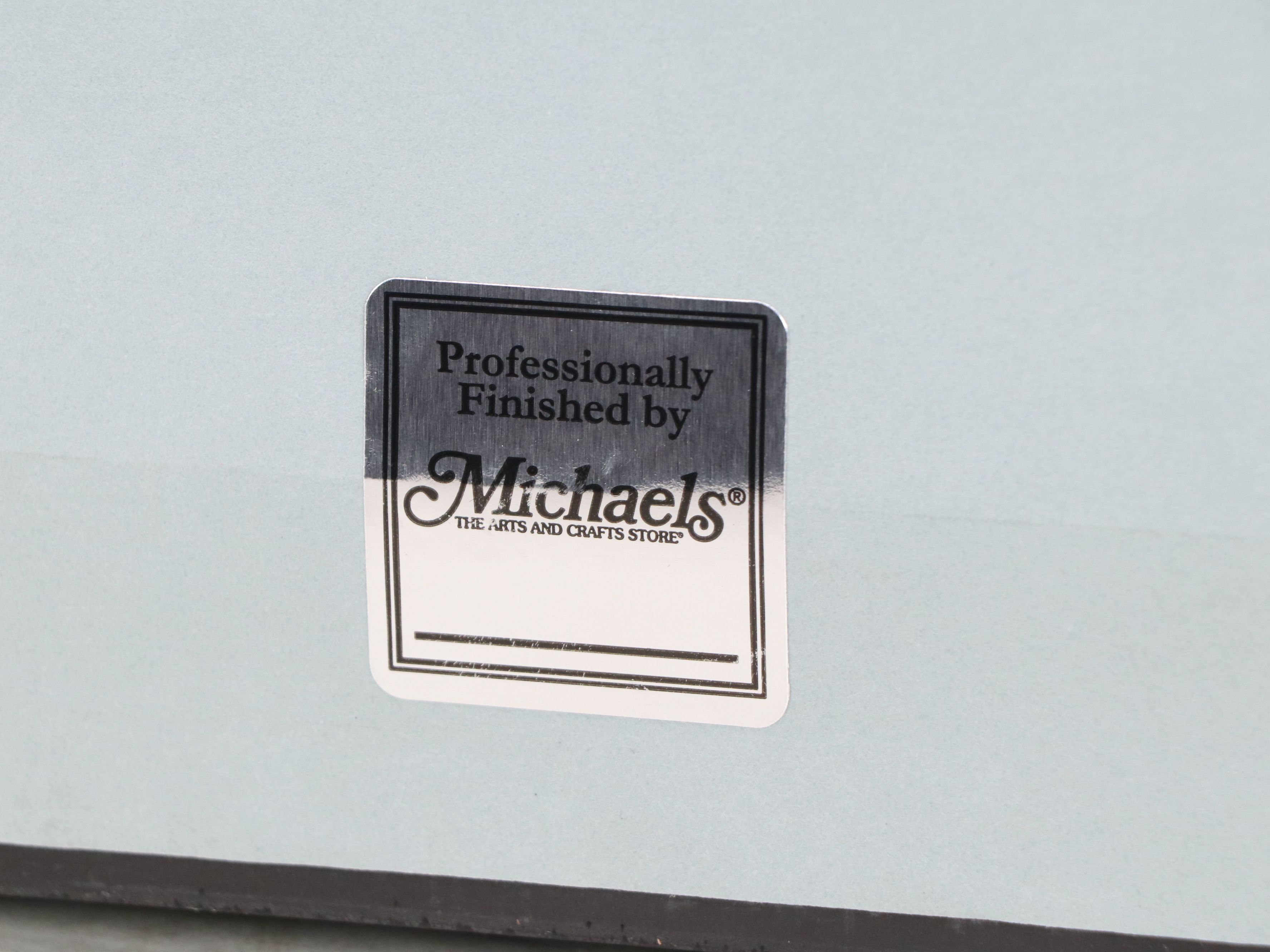 Genevieve Matucha Acrylic Painting of Woman in Landscape, Mid to Late 20th C.