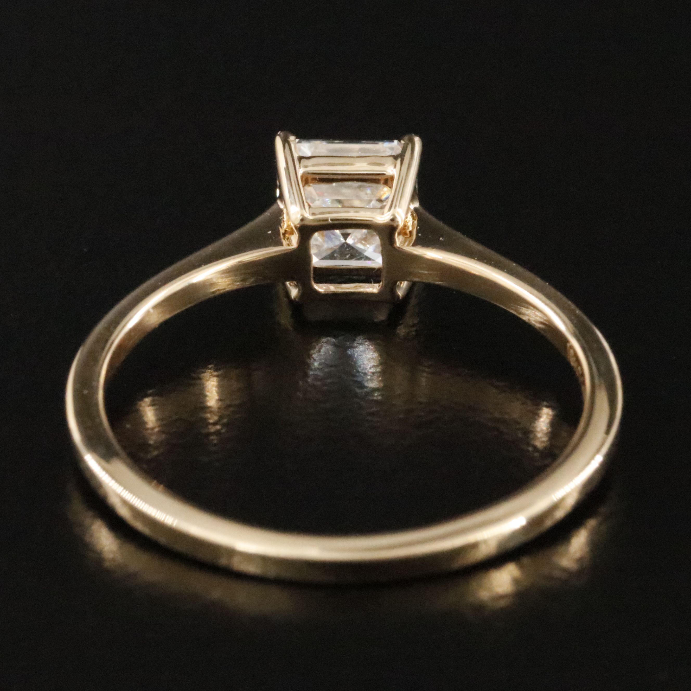 18K 1.00 CT Internally Flawless Diamond Solitaire Ring with GIA Report