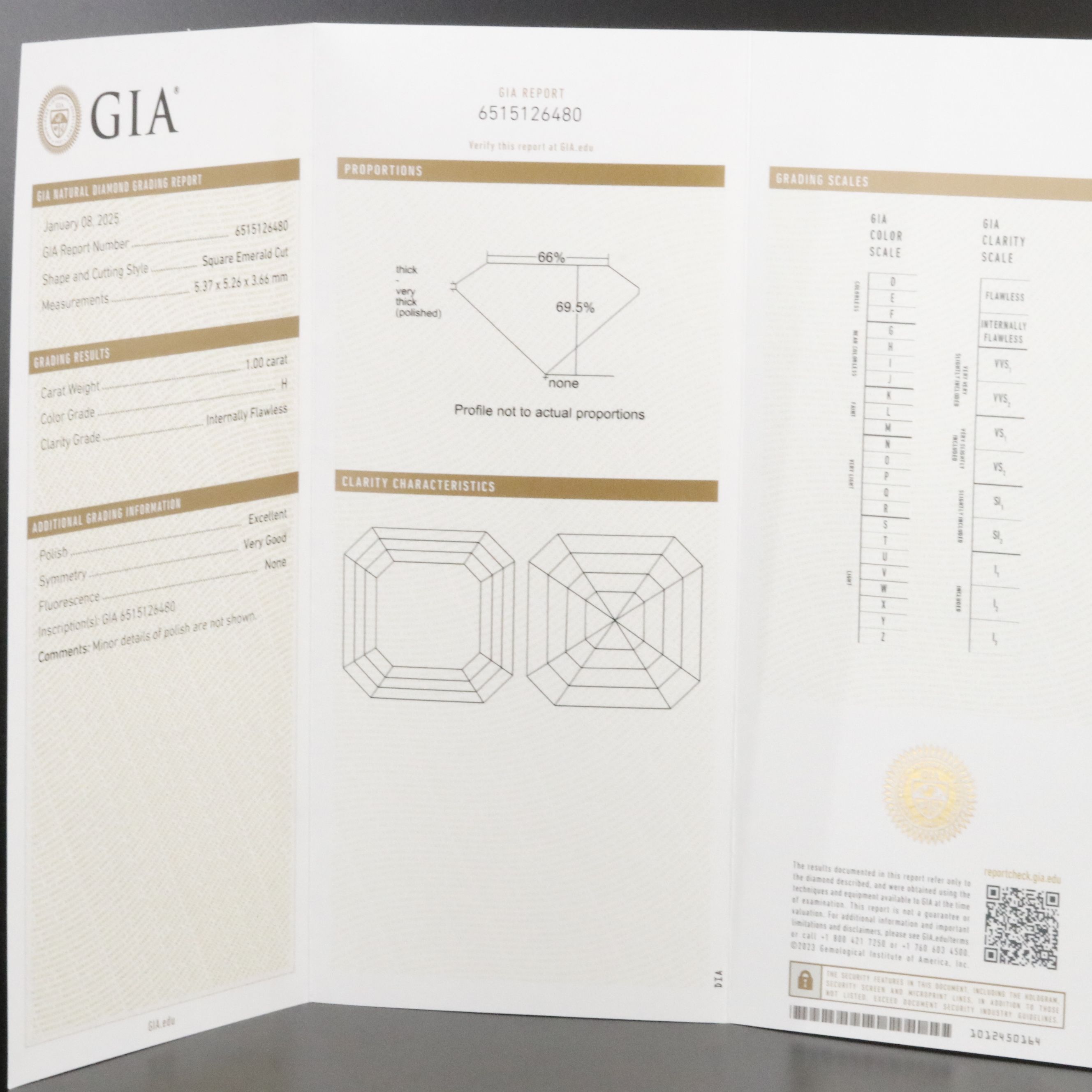 18K 1.00 CT Internally Flawless Diamond Solitaire Ring with GIA Report