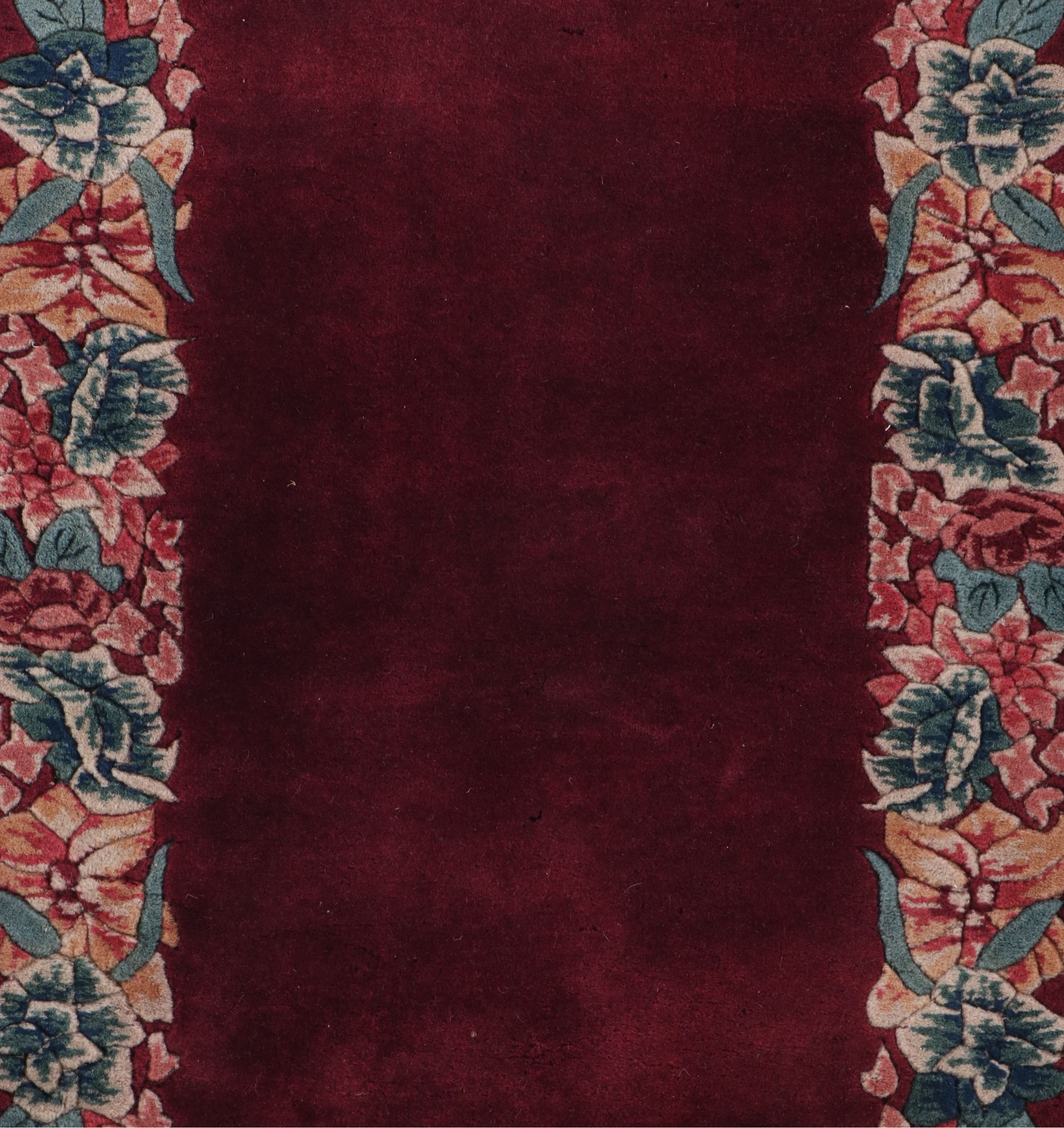 3'4 x 5'6 Hand-Knotted and Carved Indian Capel "La Salle" Area Rug