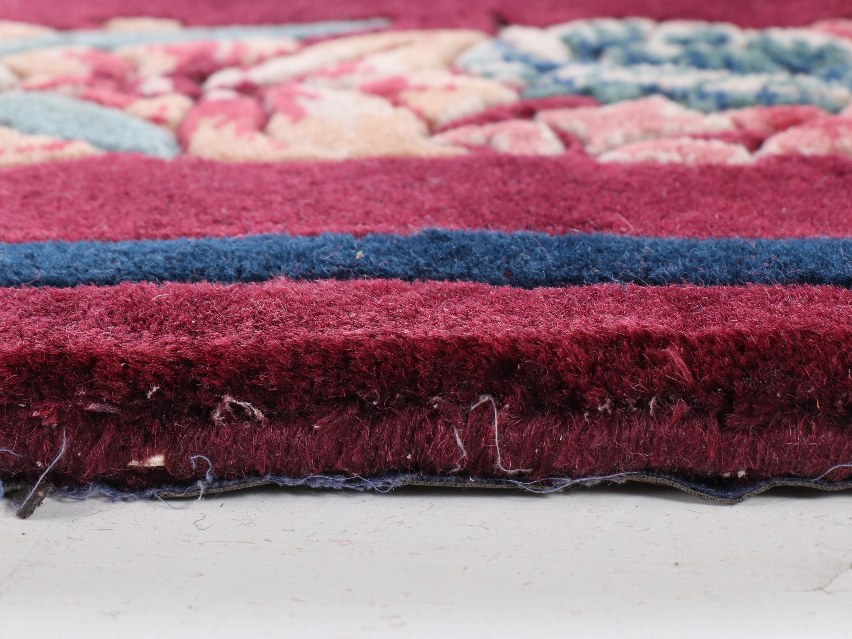 3'4 x 5'6 Hand-Knotted and Carved Indian Capel "La Salle" Area Rug