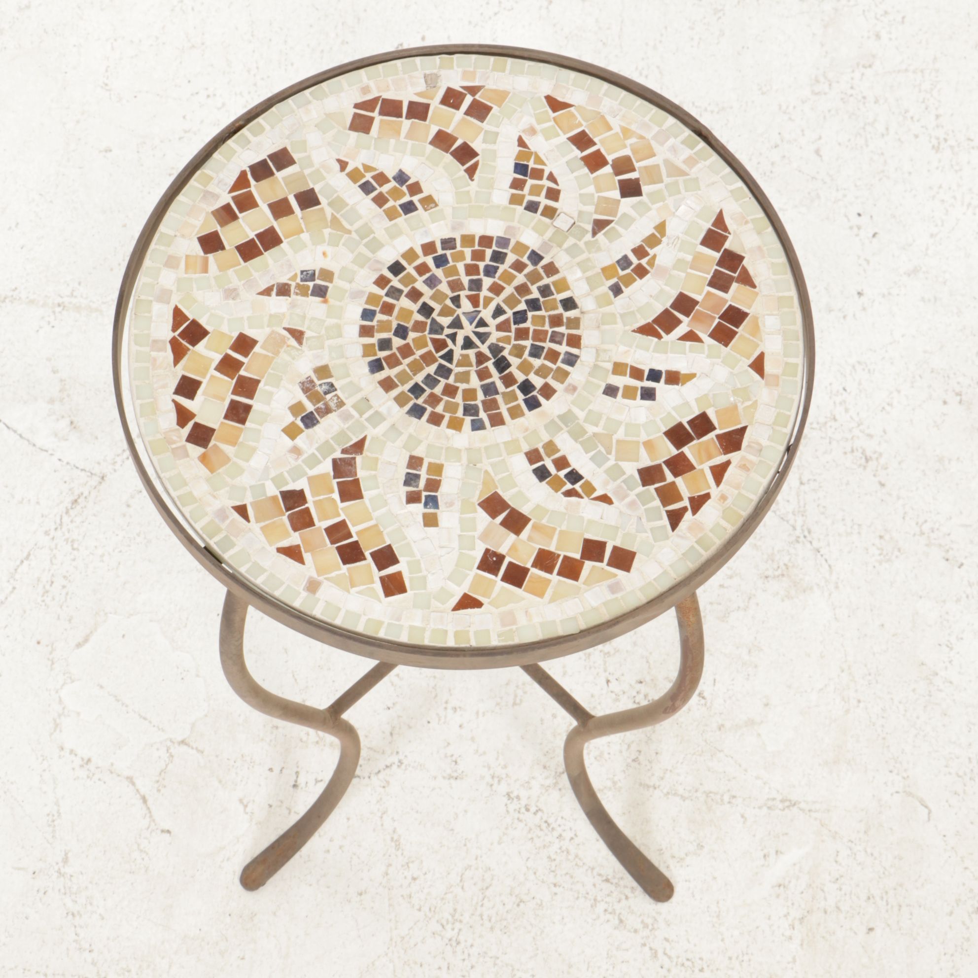 Sun Mosaic Tile Patio Table