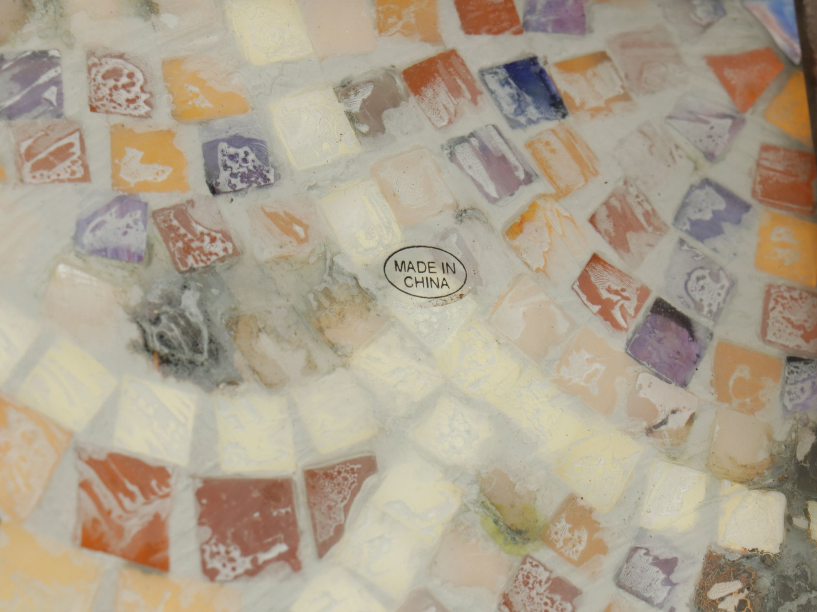 Sun Mosaic Tile Patio Table