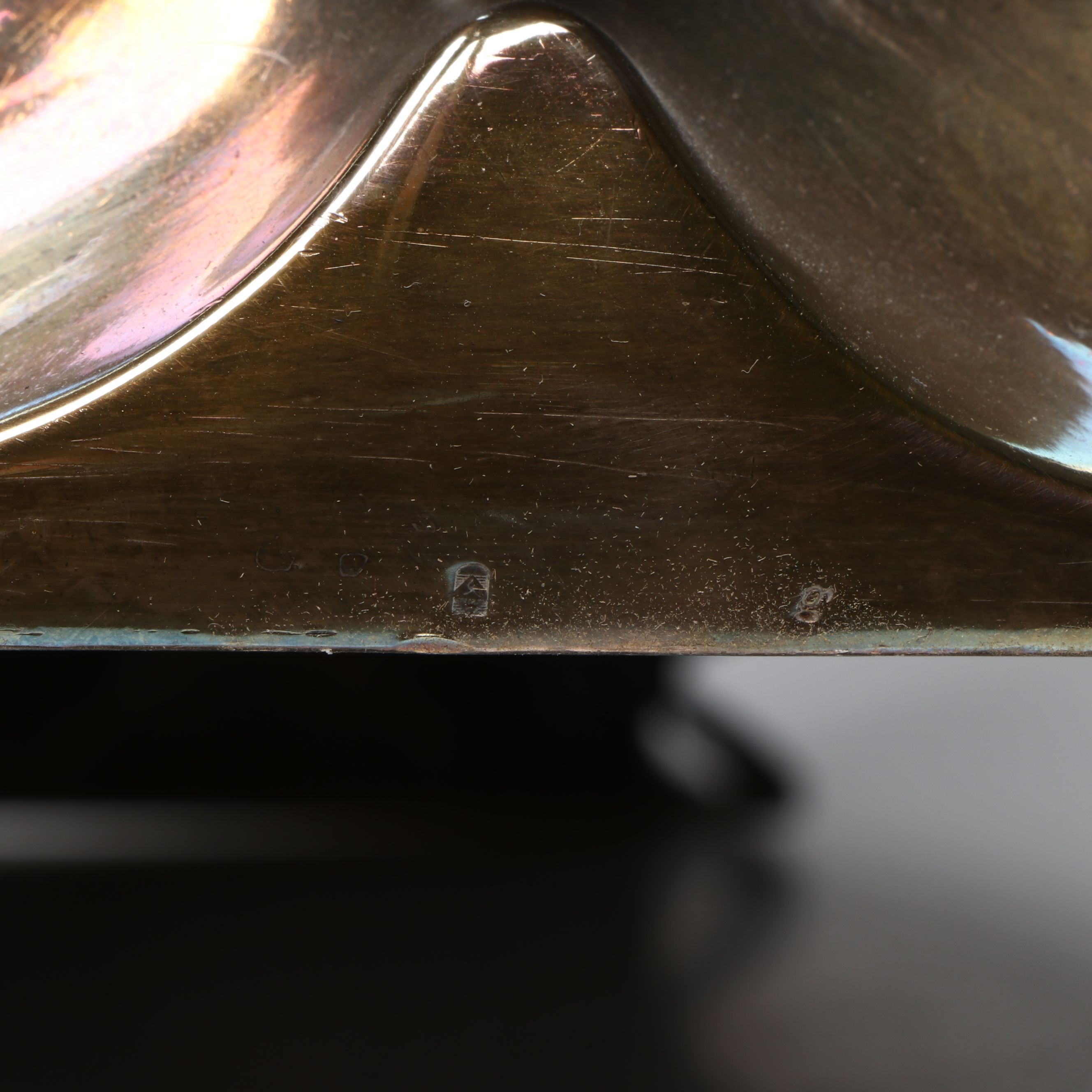 Art Nouveau Style Silver Plate Gondola Centerpiece