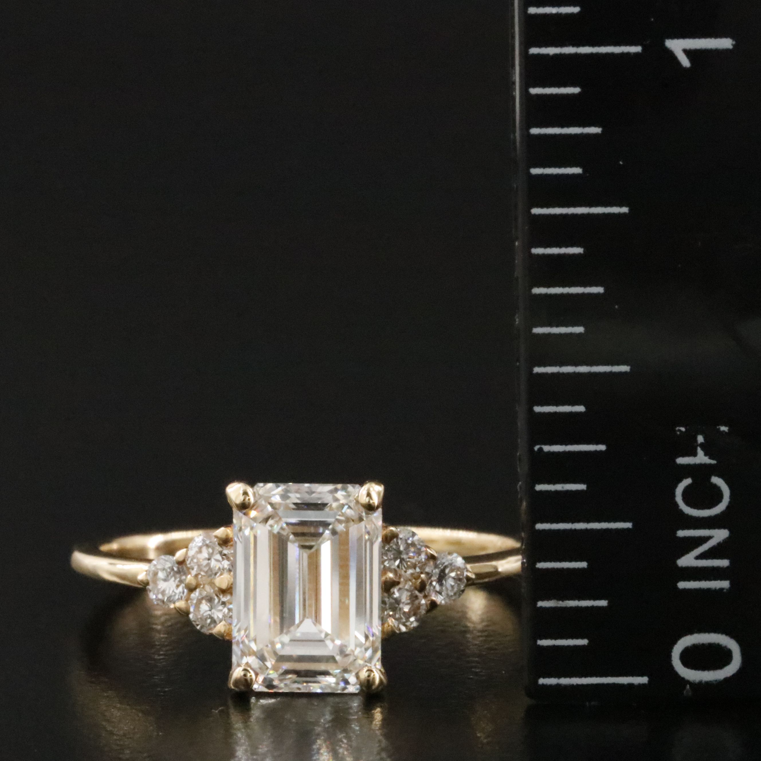 18K 2.26 CTW Lab Grown Diamond Ring with IGI Report
