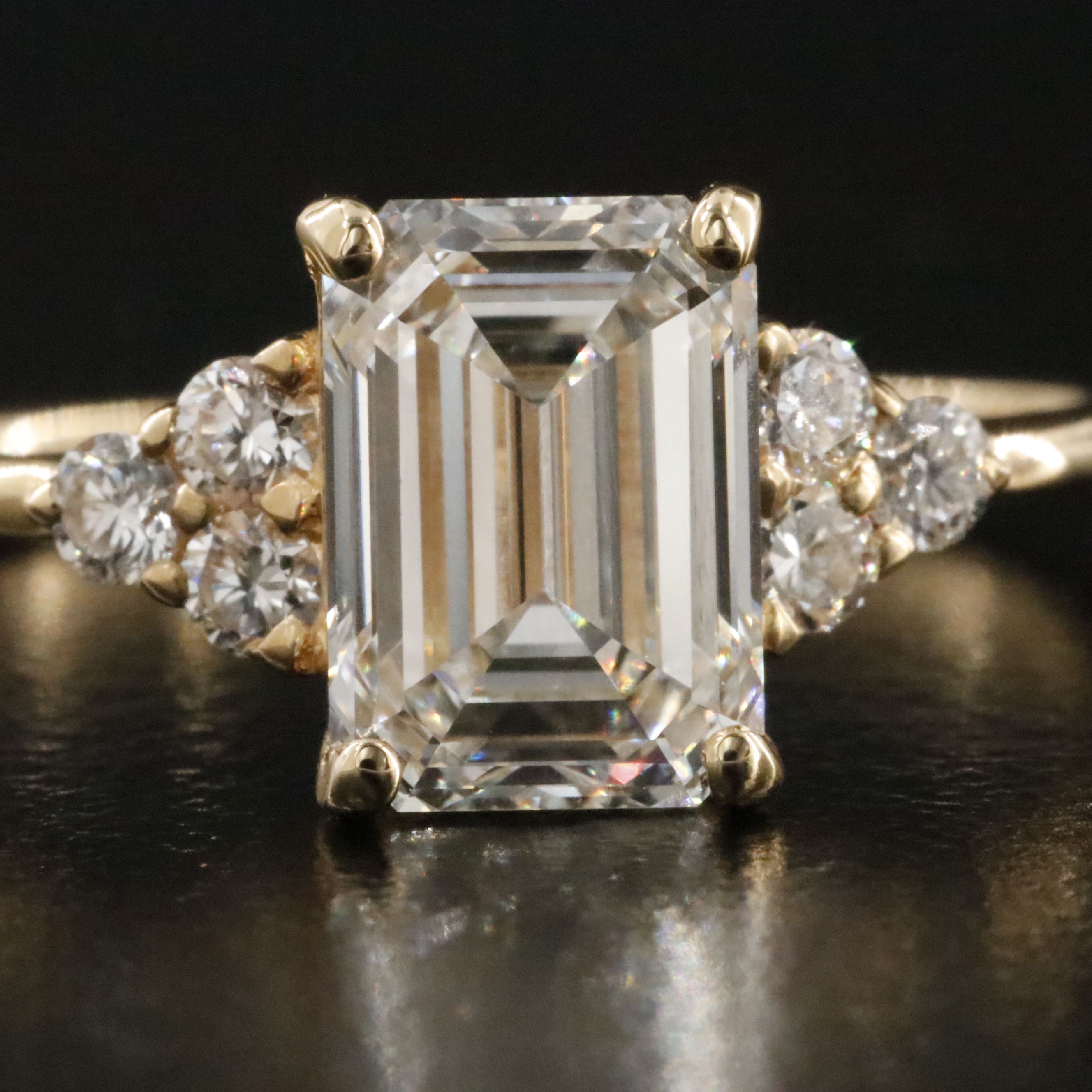 18K 2.26 CTW Lab Grown Diamond Ring with IGI Report