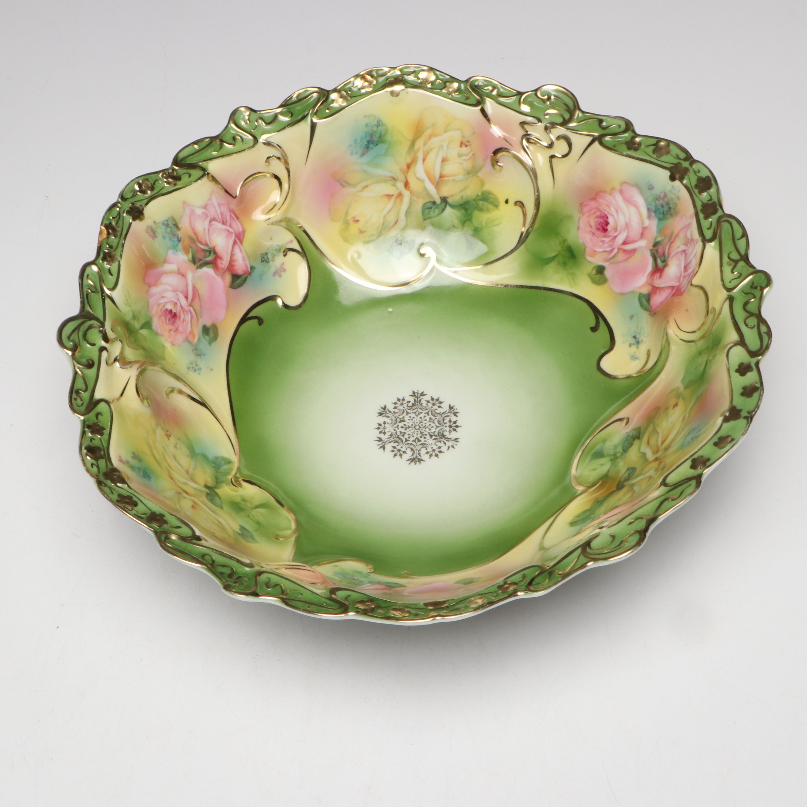 Jean Pouyat with Royal Bayreuth and Noritake Porcelain Bowls