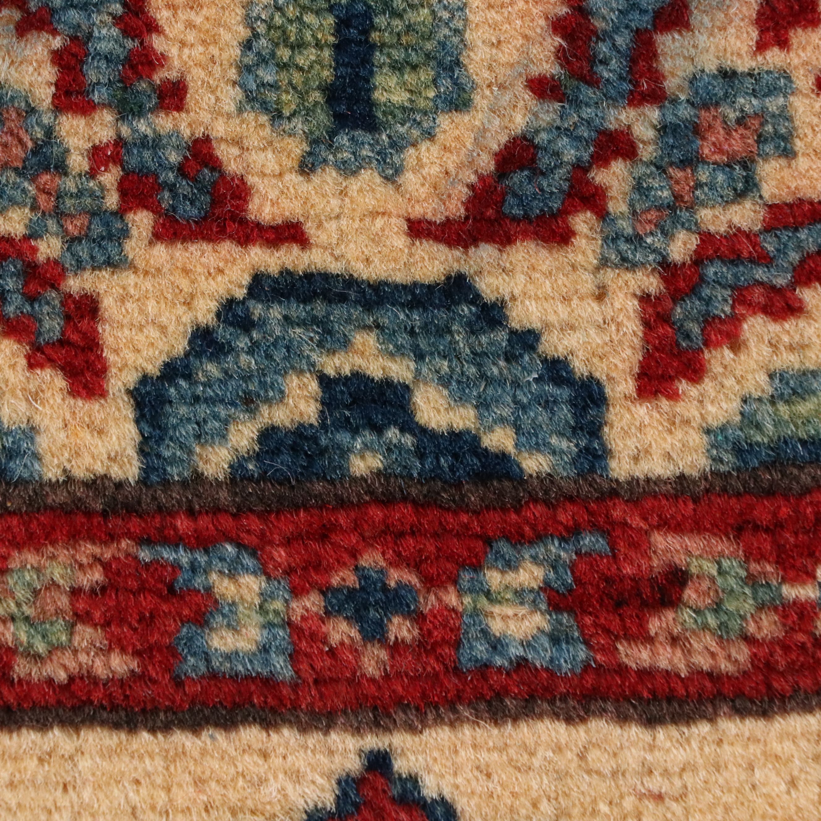 2' x 6'1 Hand-Knotted Afghan Kazak Carpet Runner