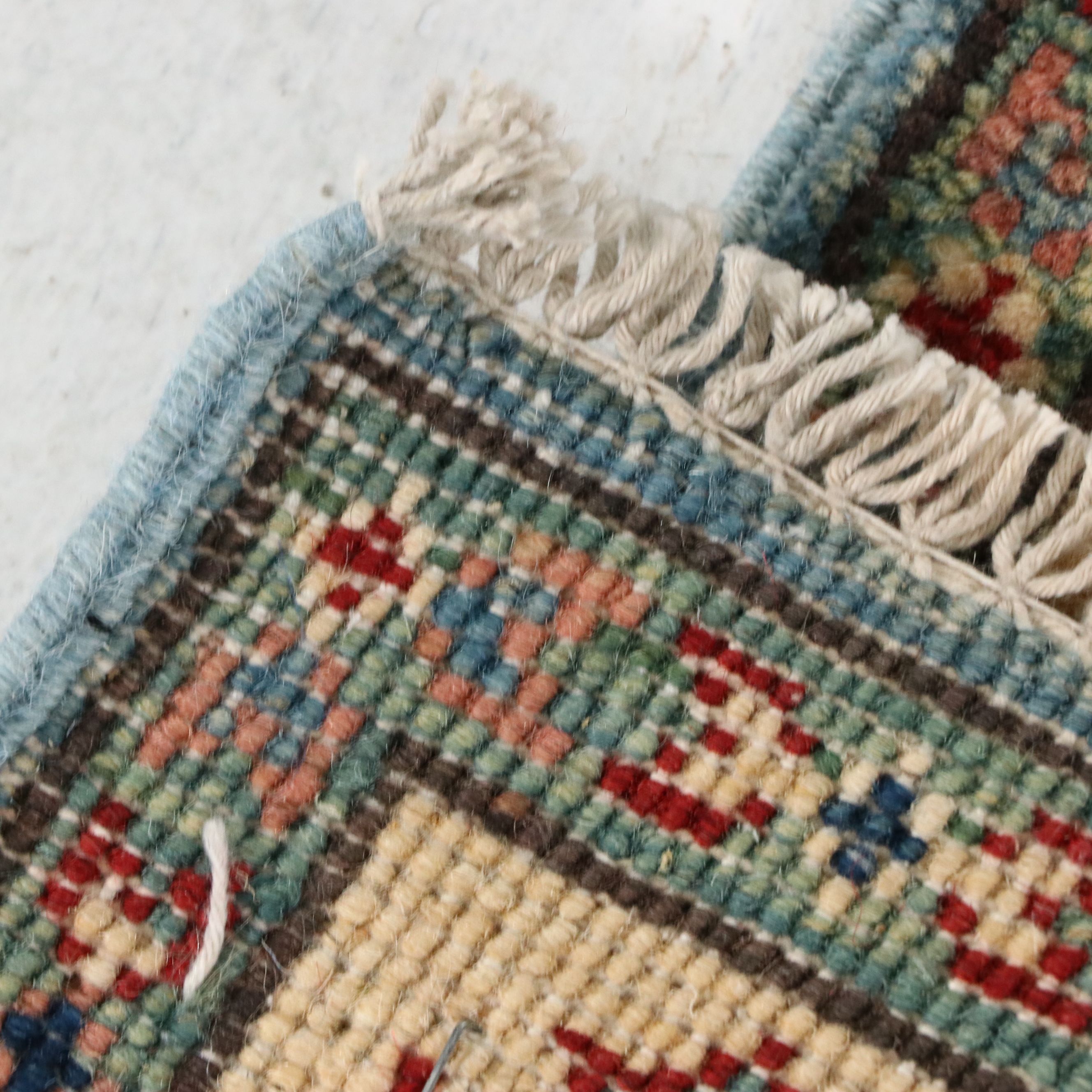 2' x 6'1 Hand-Knotted Afghan Kazak Carpet Runner