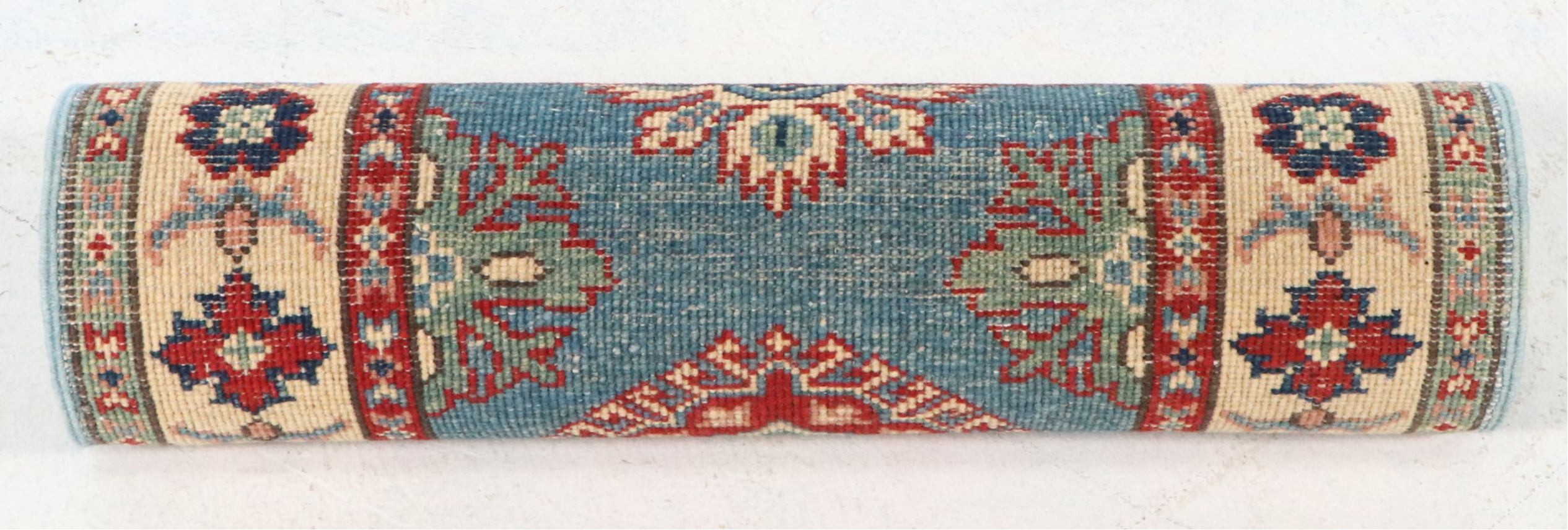 2' x 6'1 Hand-Knotted Afghan Kazak Carpet Runner