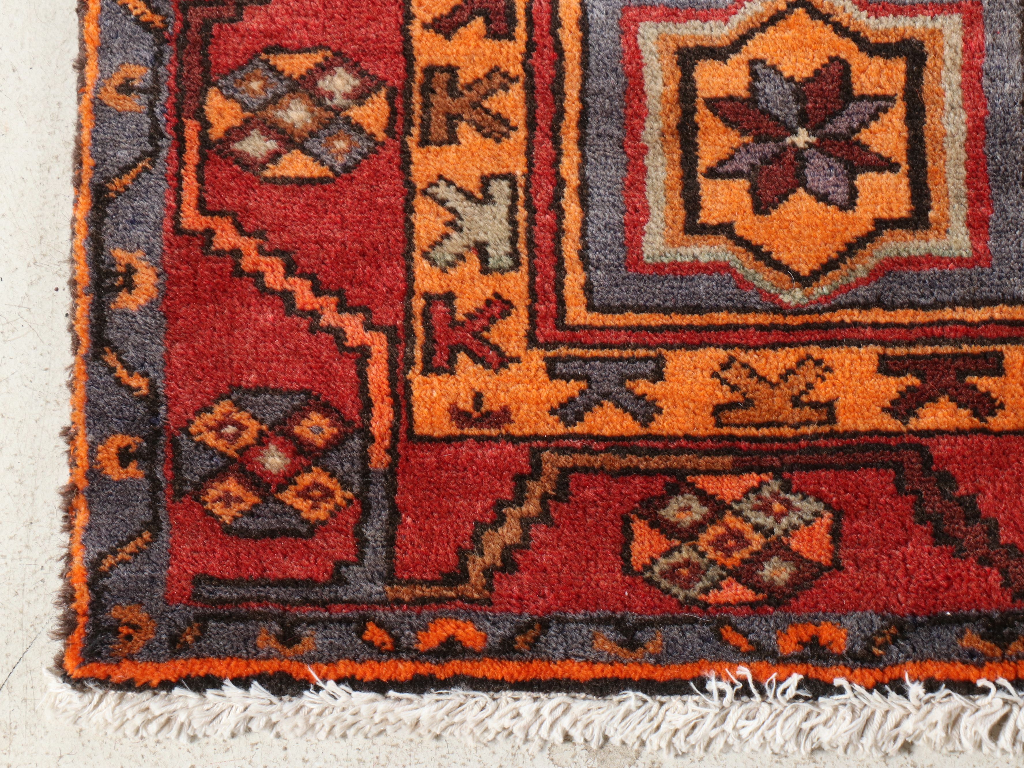 4'11 x 7'3 Hand-Knotted Persian Hamadan "Mosul" Area Rug